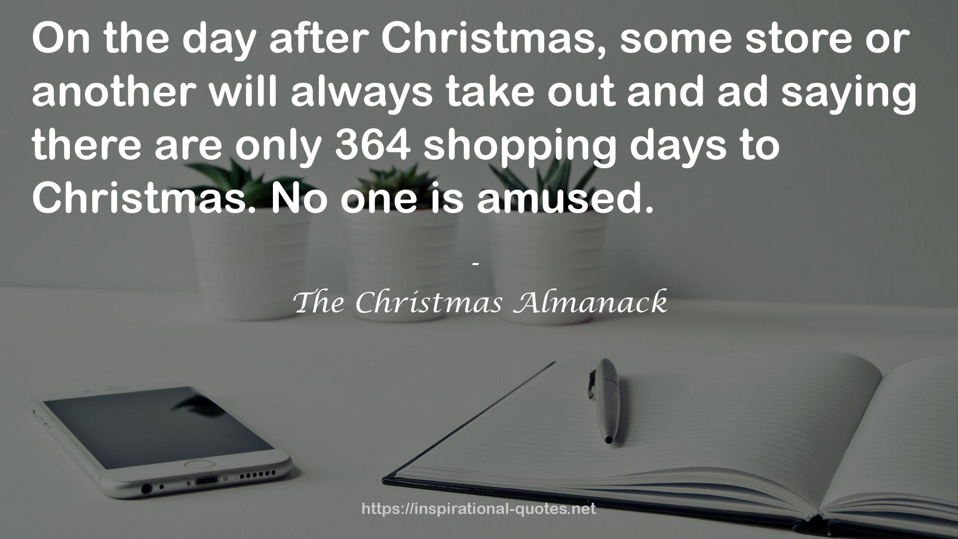 The Christmas Almanack QUOTES