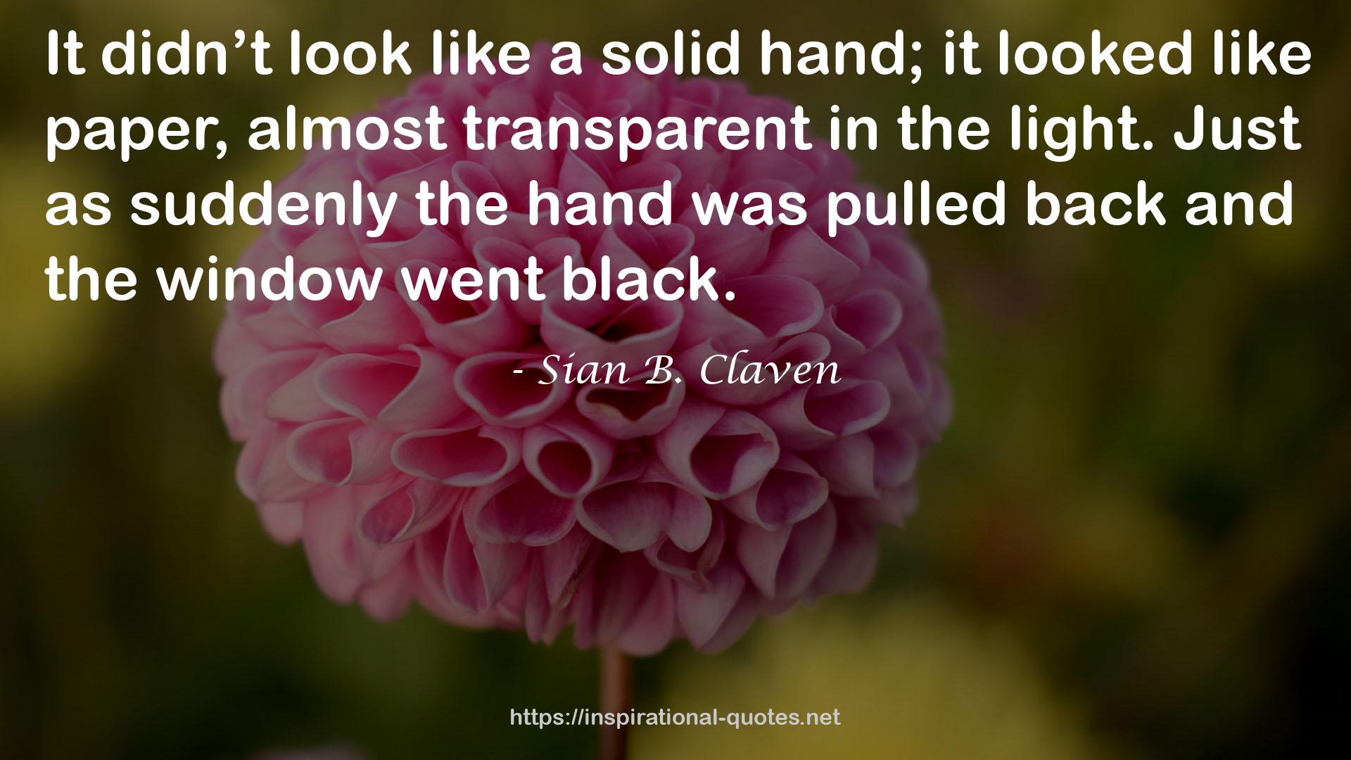 Sian B. Claven QUOTES