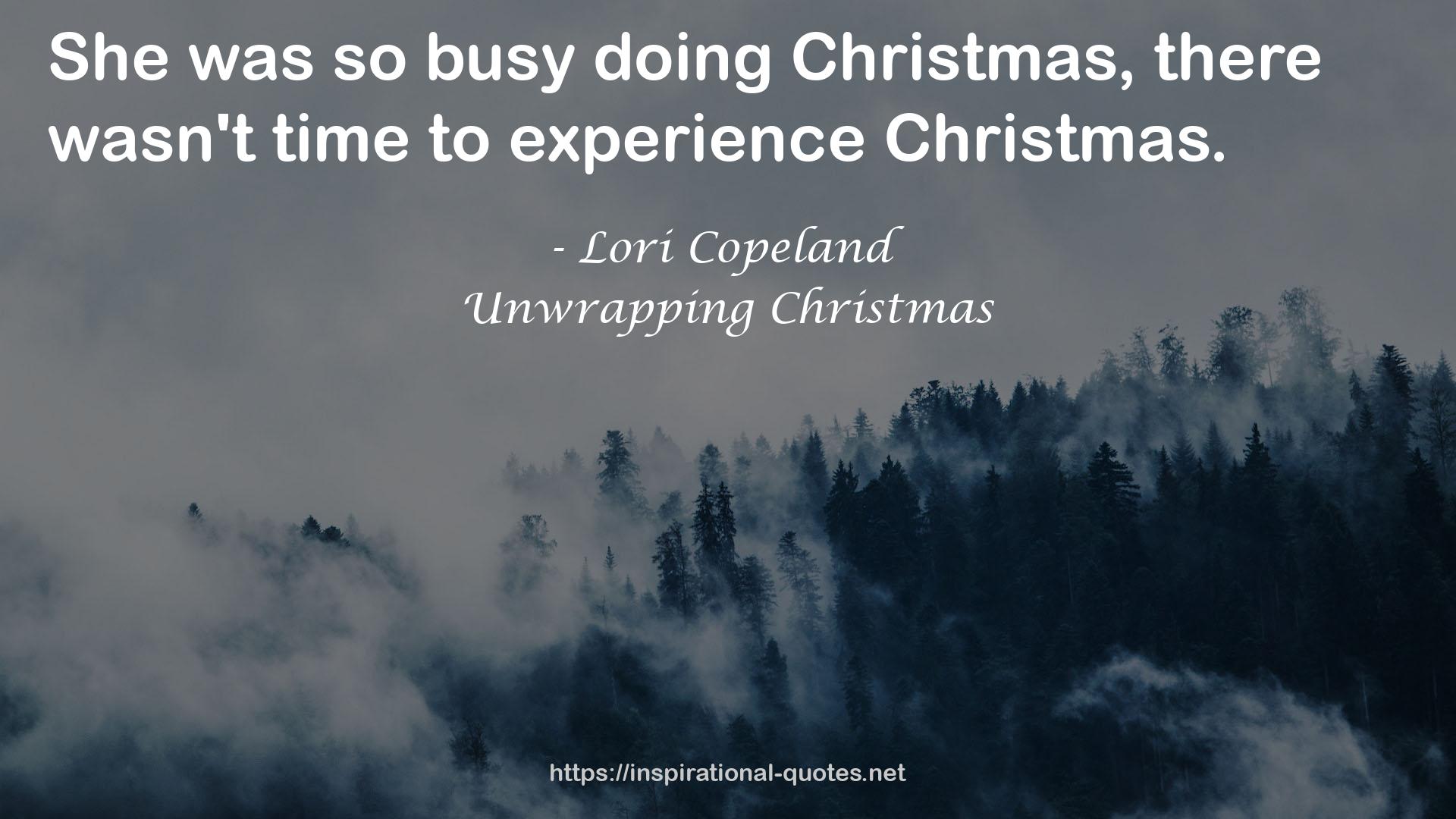 Unwrapping Christmas QUOTES