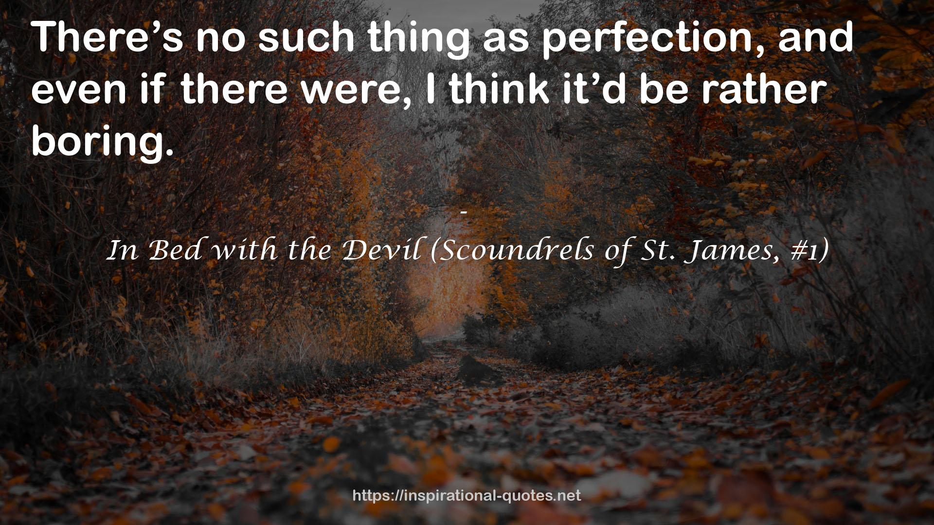 In Bed with the Devil (Scoundrels of St. James, #1) QUOTES
