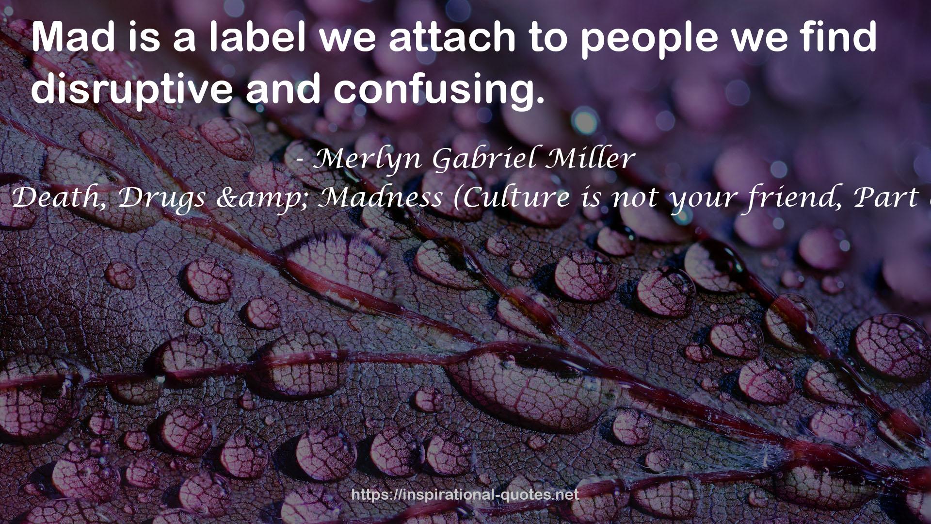 a label  QUOTES