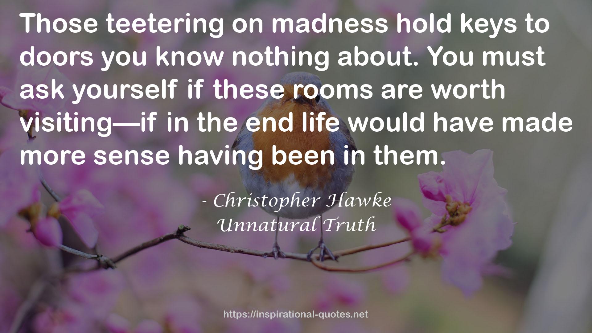 Christopher Hawke QUOTES