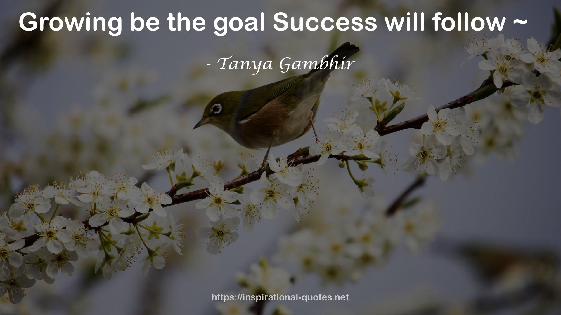 Tanya Gambhir QUOTES