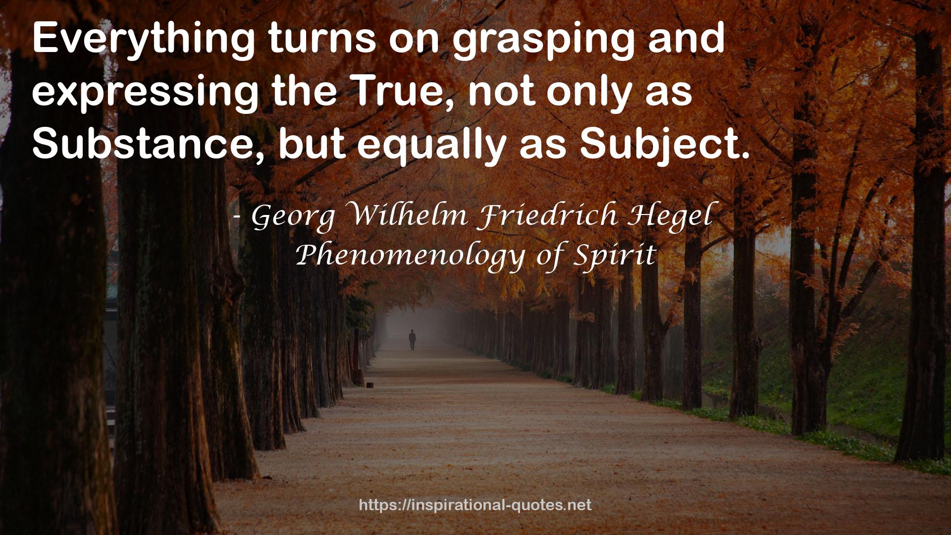 Phenomenology of Spirit QUOTES