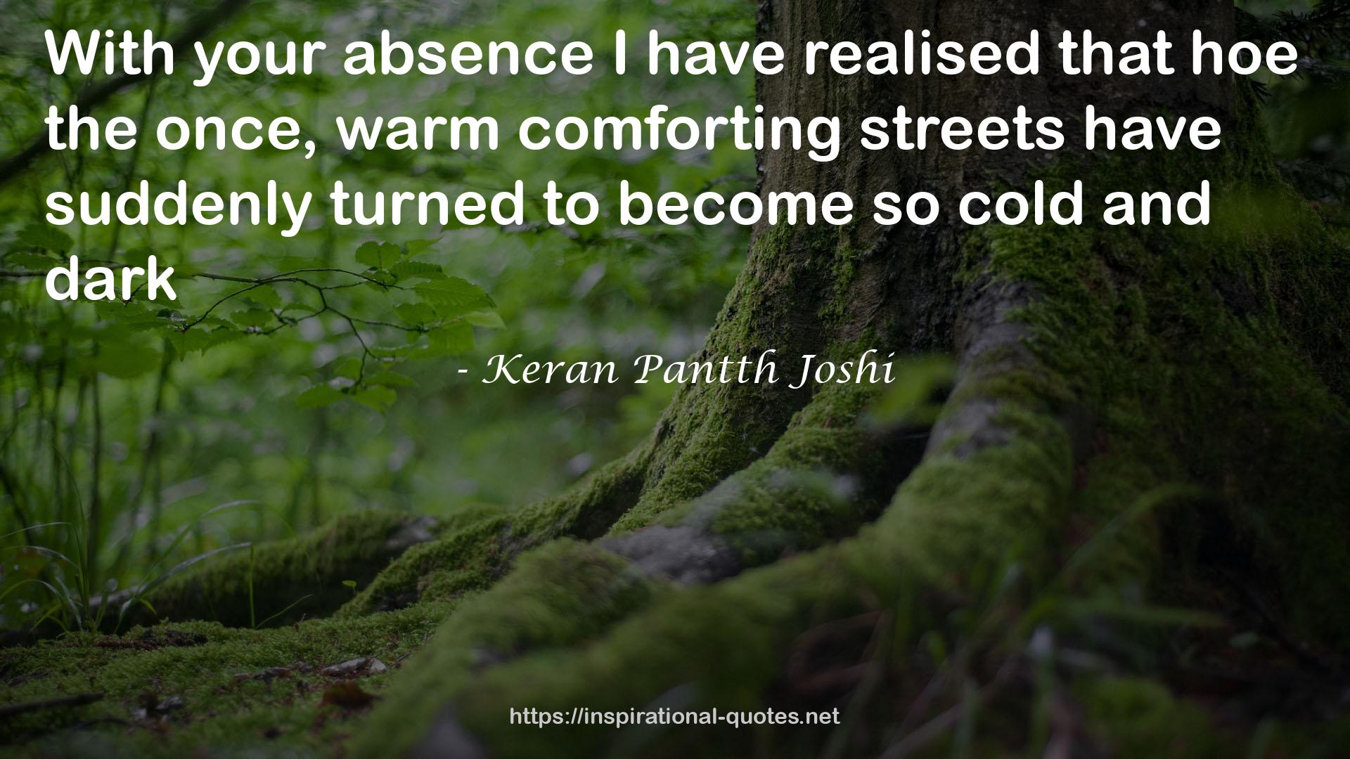 warm comforting streets  QUOTES