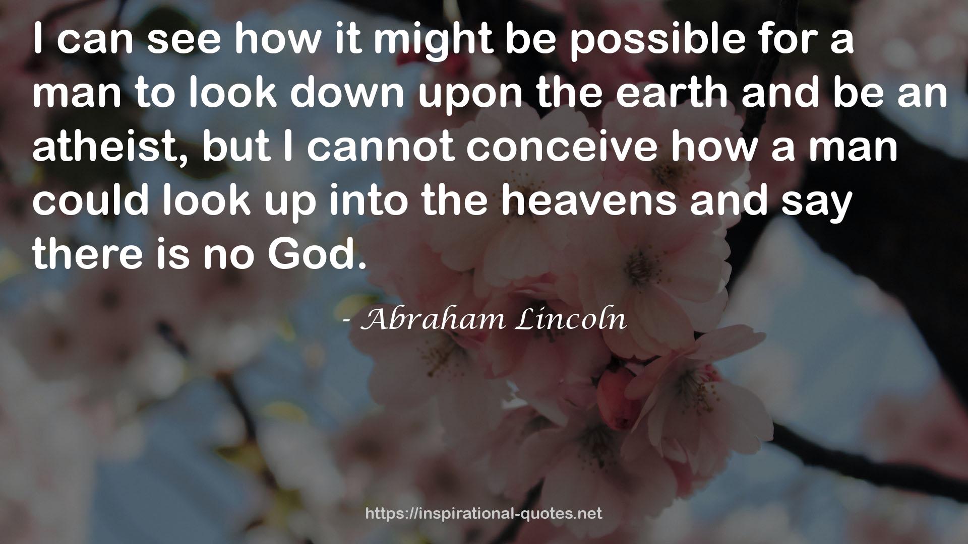 Abraham Lincoln QUOTES