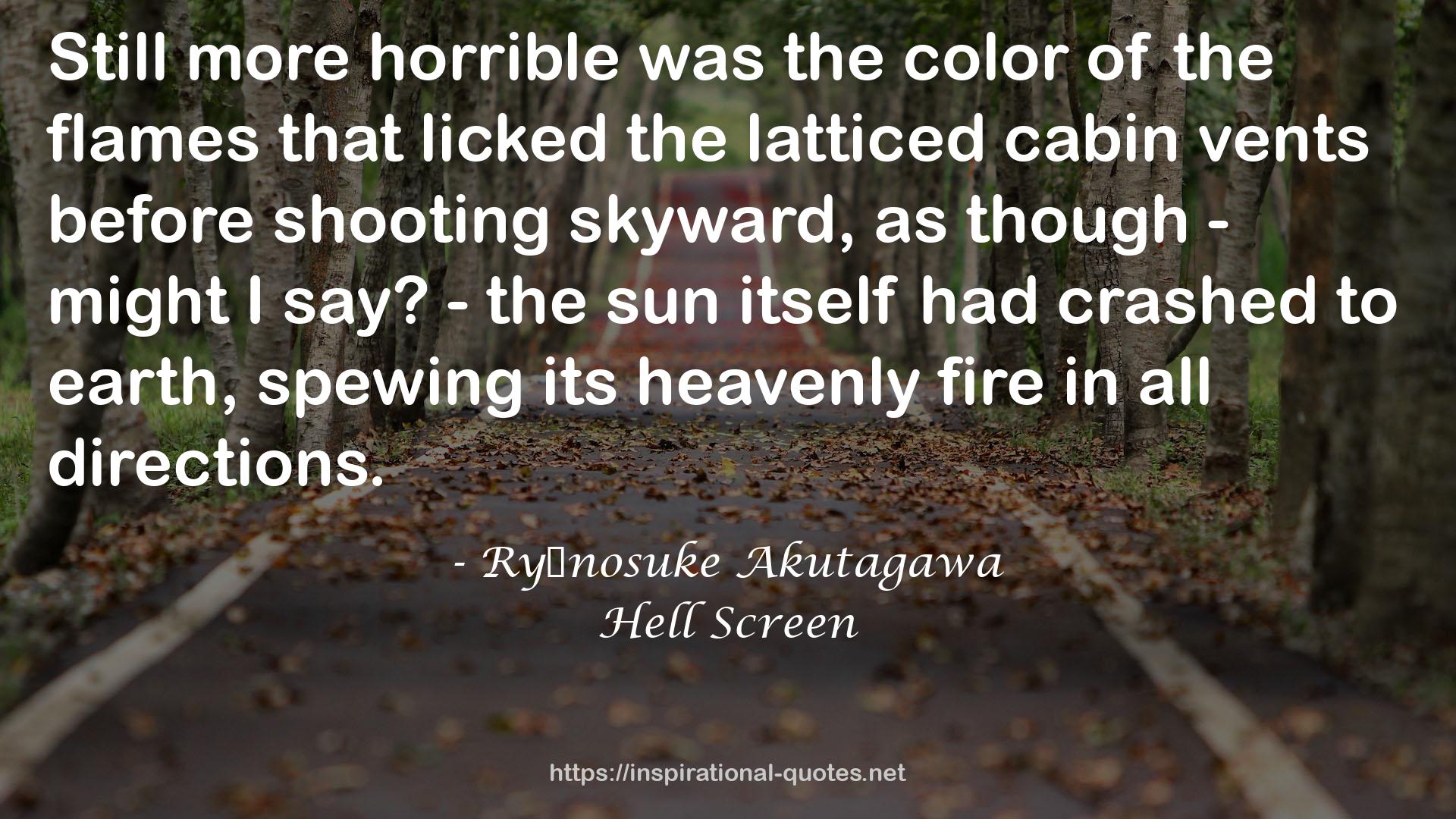 its heavenly fire  QUOTES