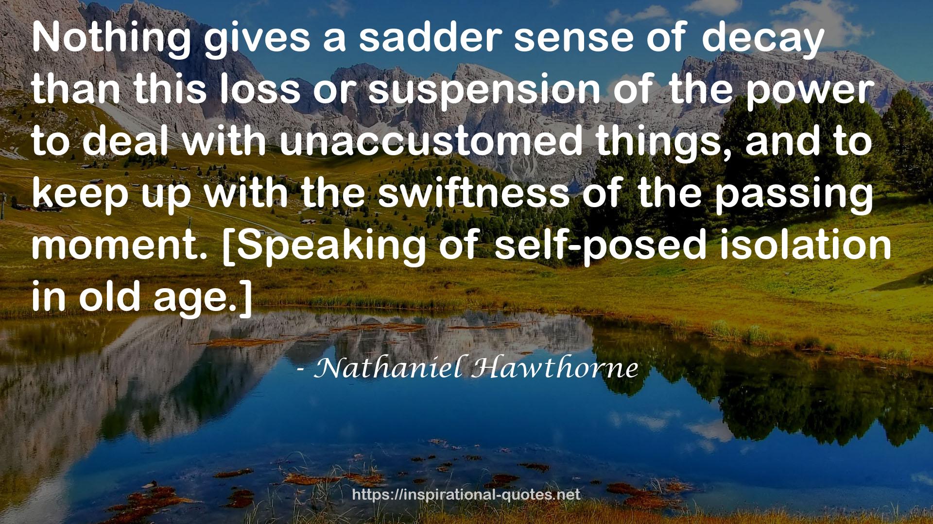 a sadder sense  QUOTES