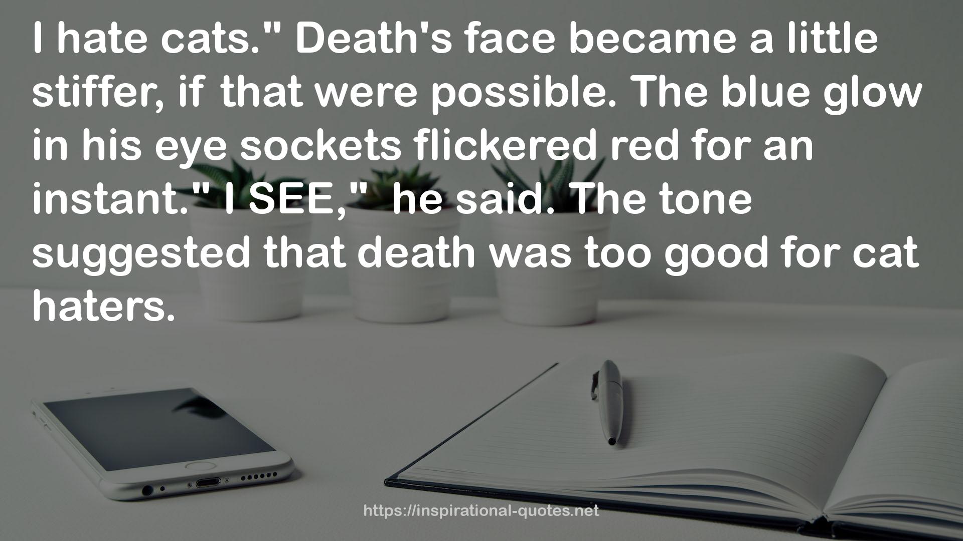 Death's face  QUOTES