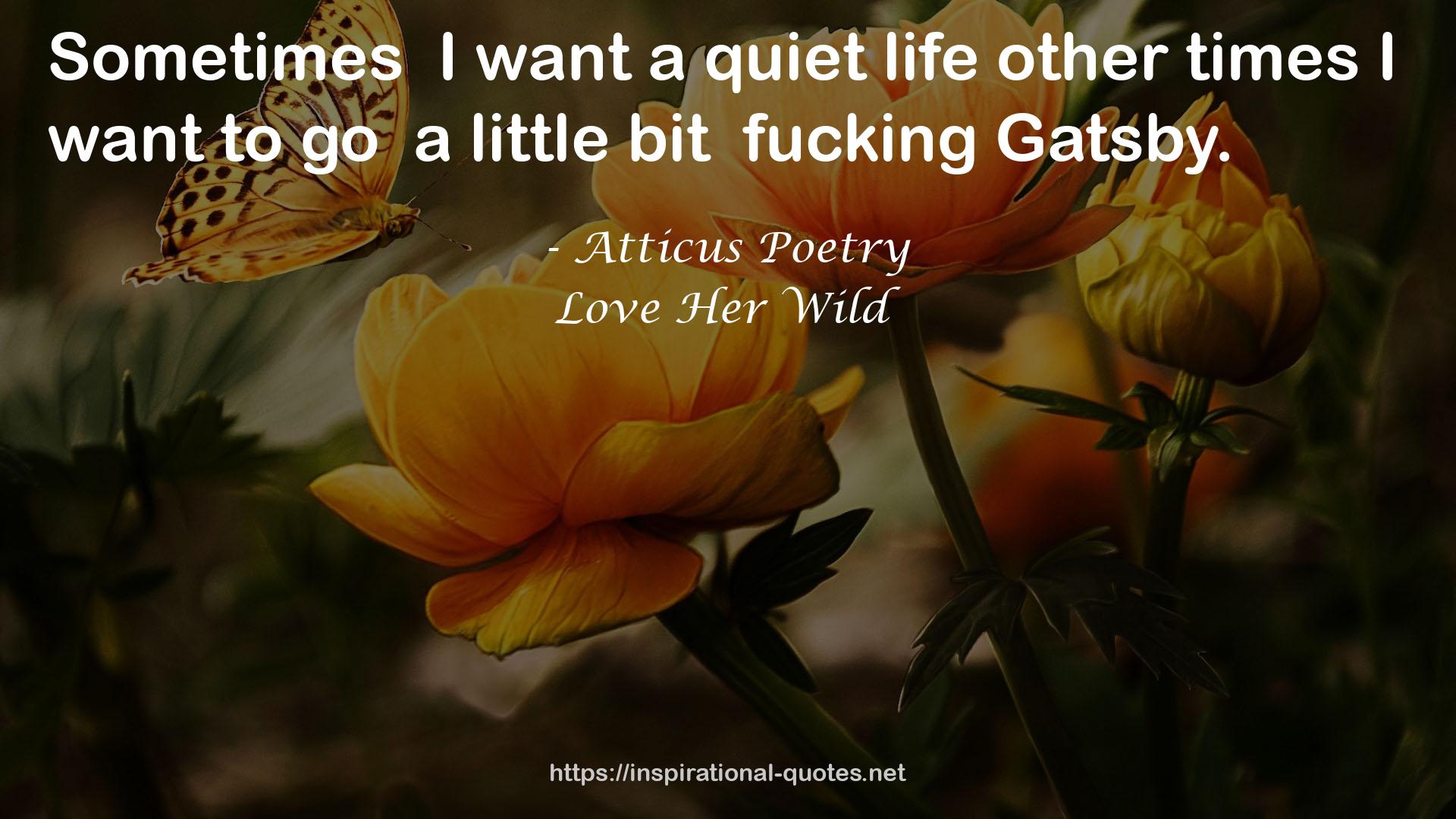 a quiet lifeother timesI  QUOTES