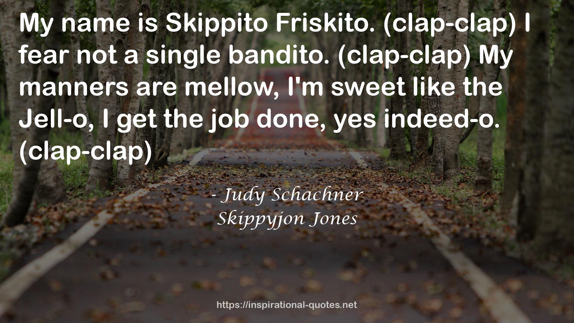 Skippyjon Jones QUOTES