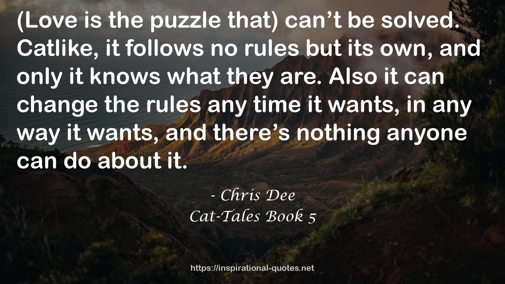 Cat-Tales Book 5 QUOTES
