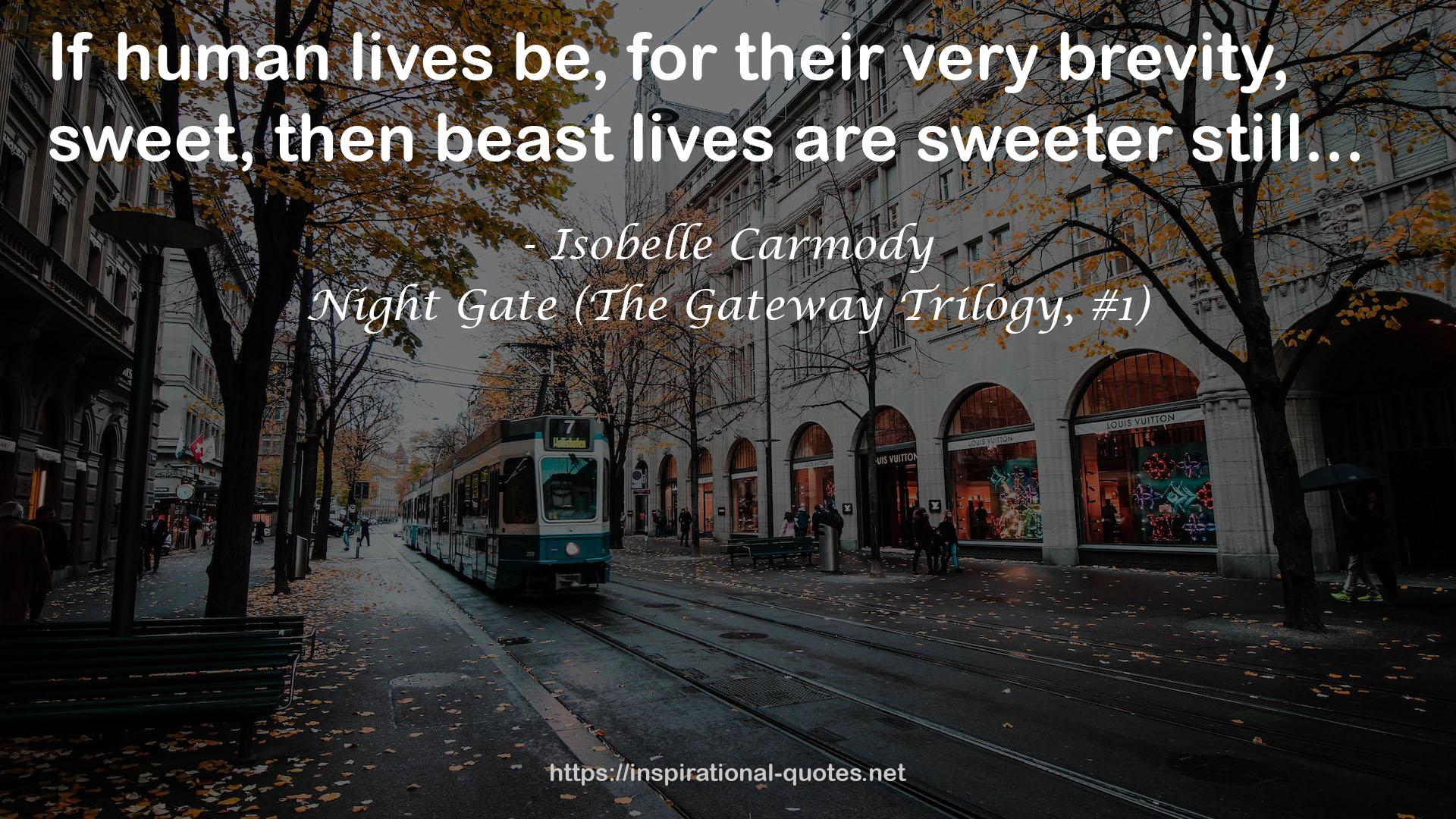 Night Gate (The Gateway Trilogy, #1) QUOTES