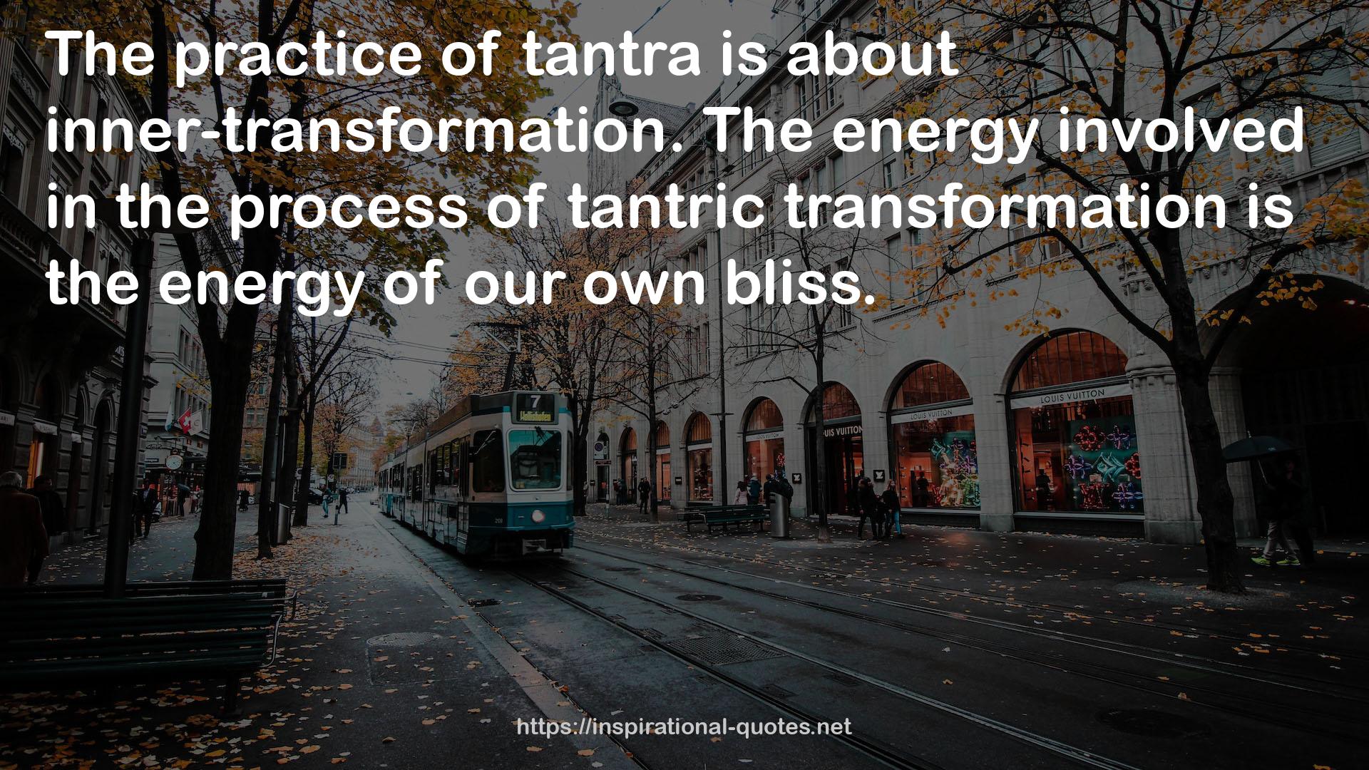 tantric transformation  QUOTES