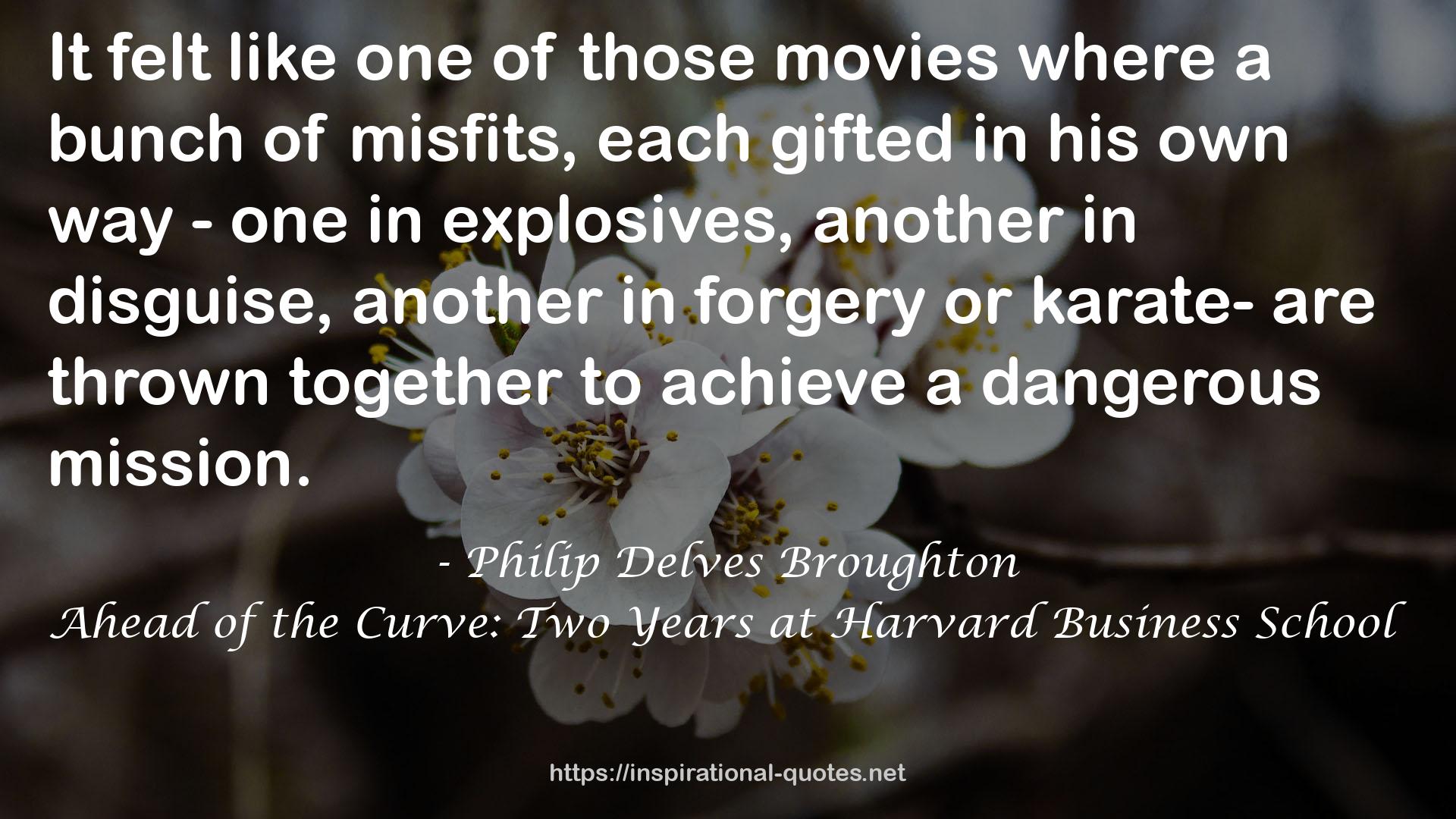 Philip Delves Broughton QUOTES