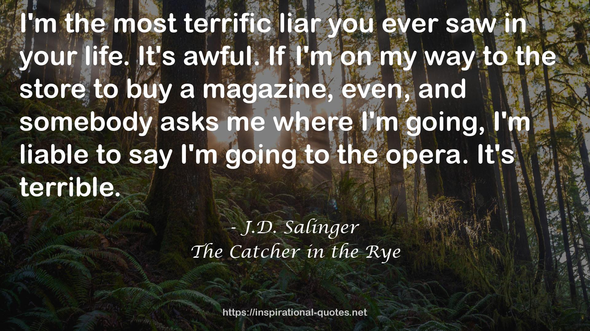 The Catcher in the Rye QUOTES