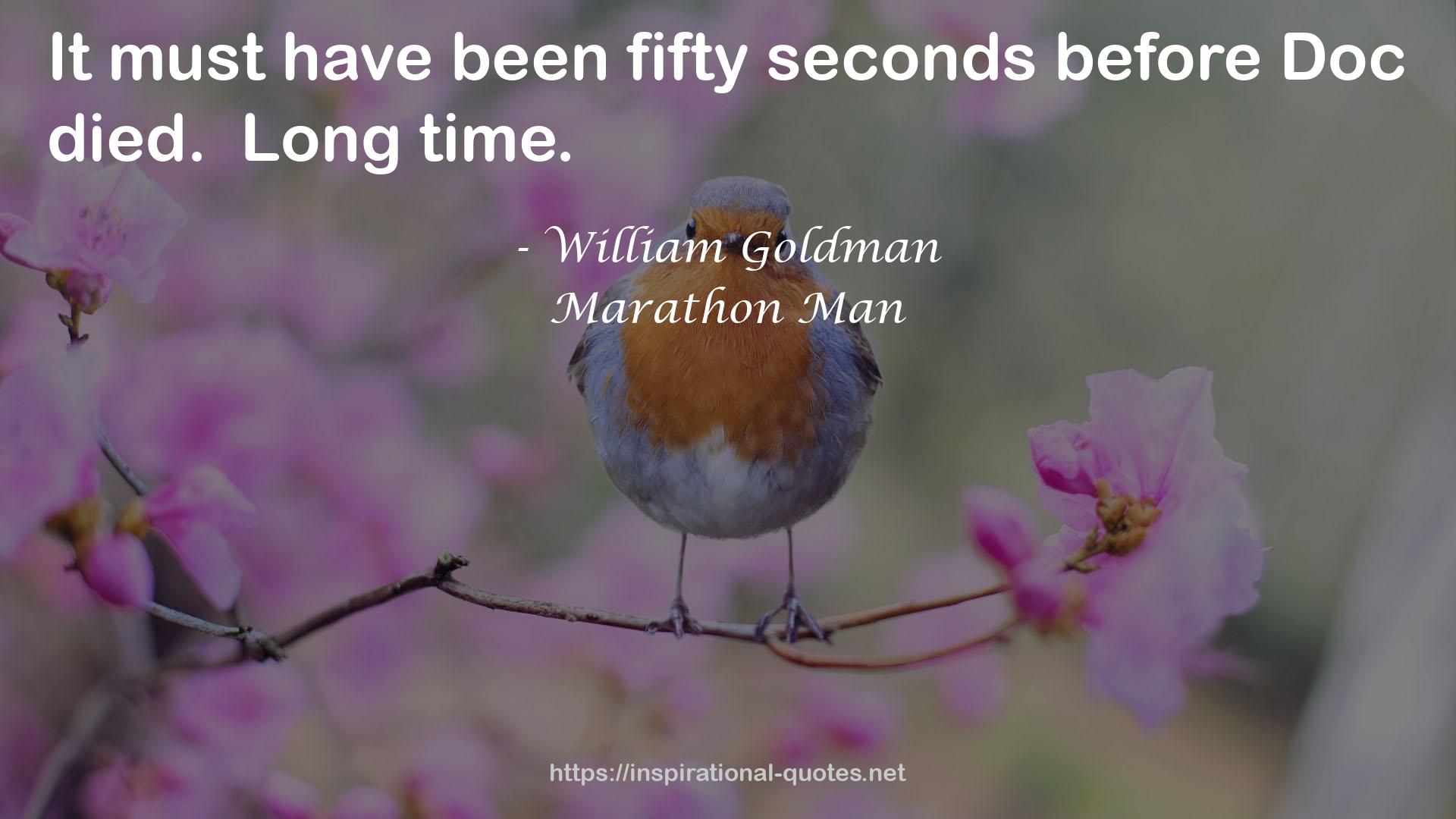 Marathon Man QUOTES