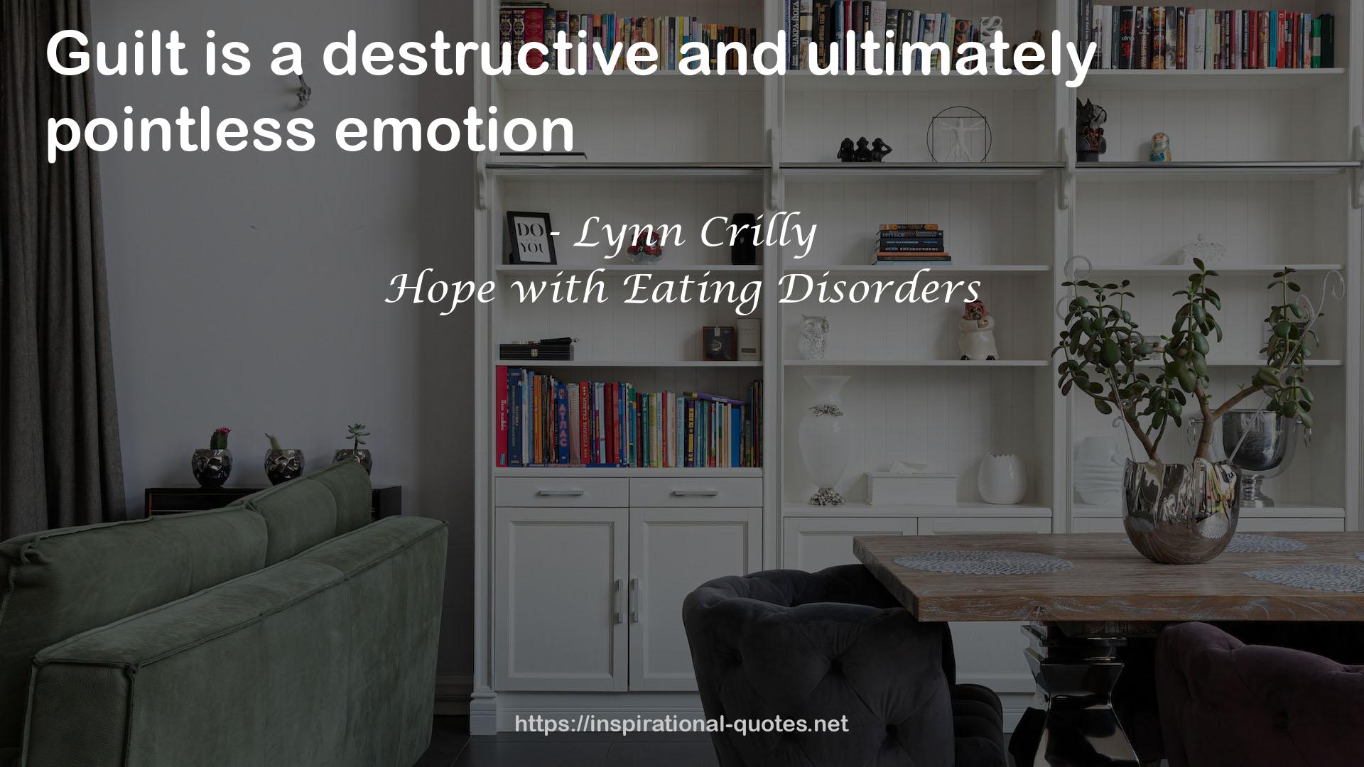 Hope with Eating Disorders QUOTES