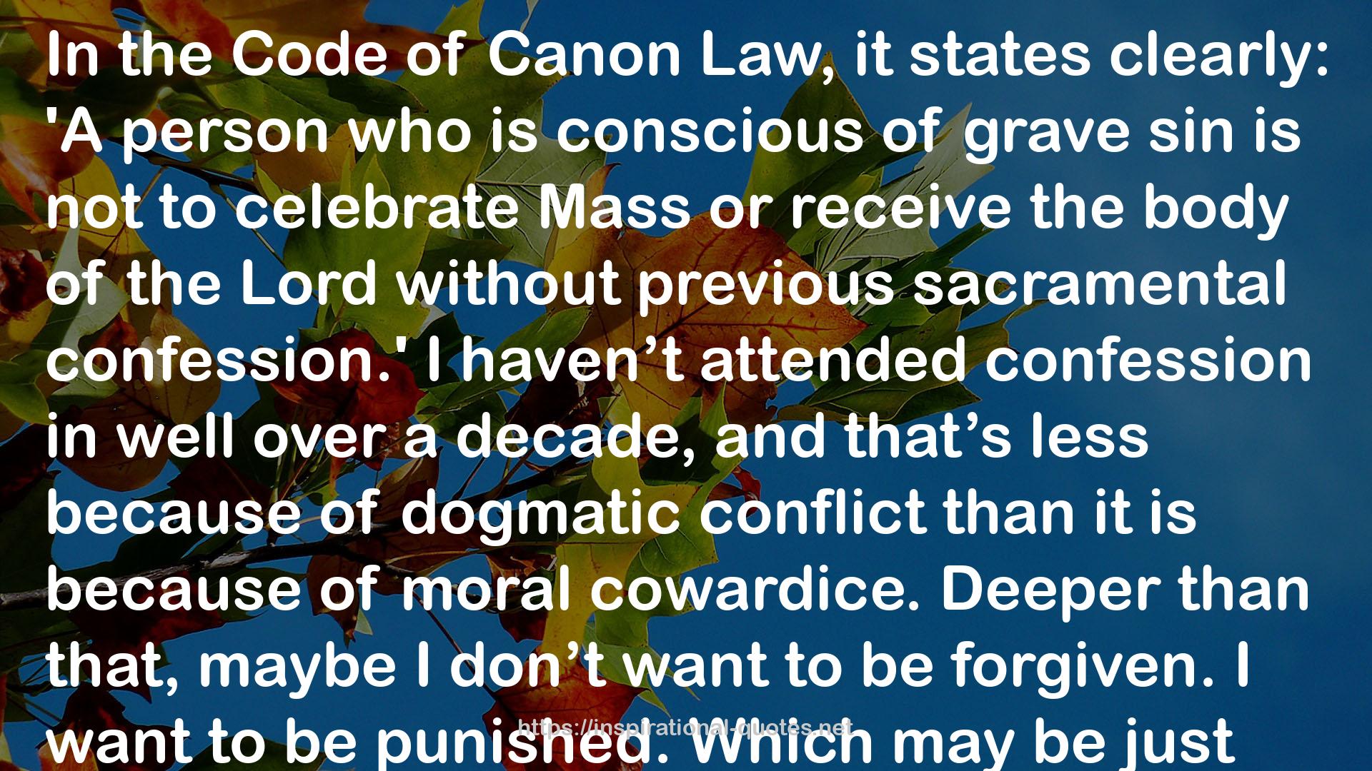 dogmatic conflict  QUOTES
