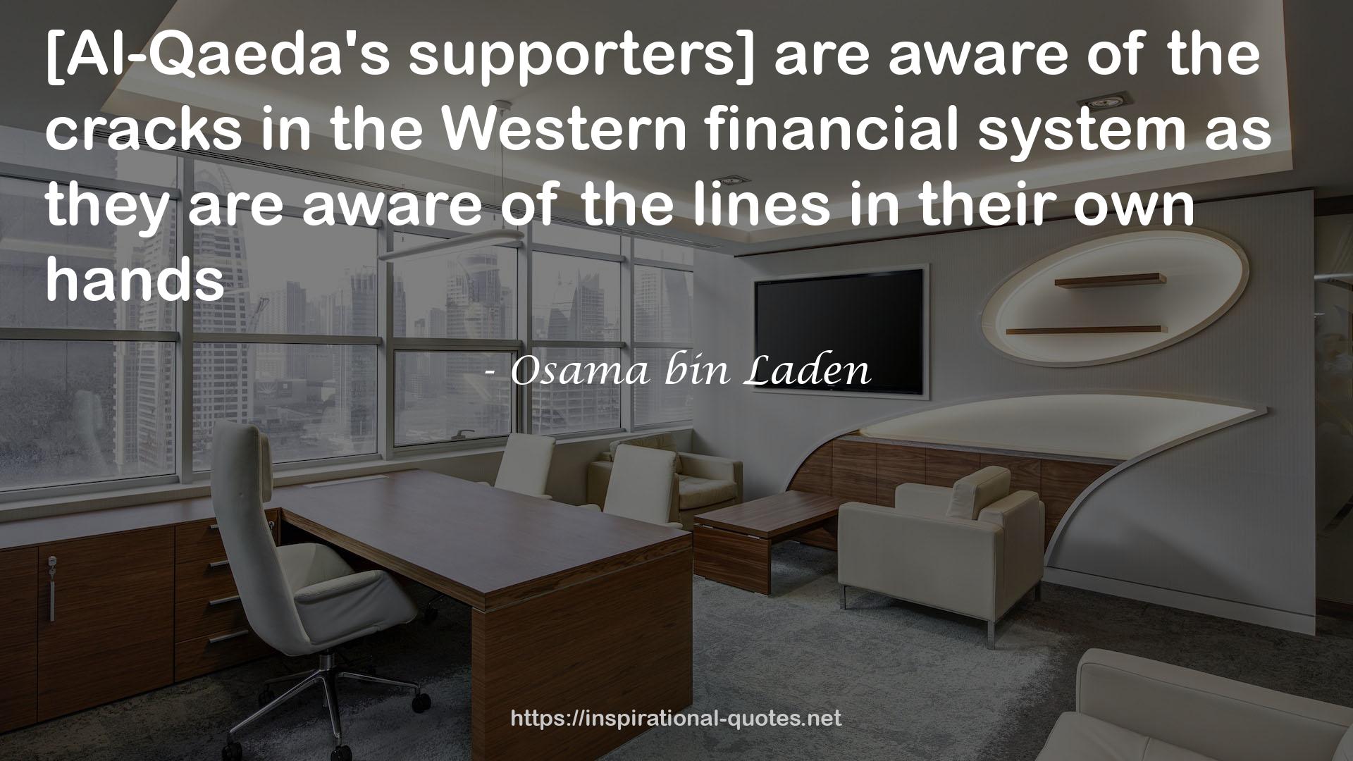 Osama bin Laden QUOTES