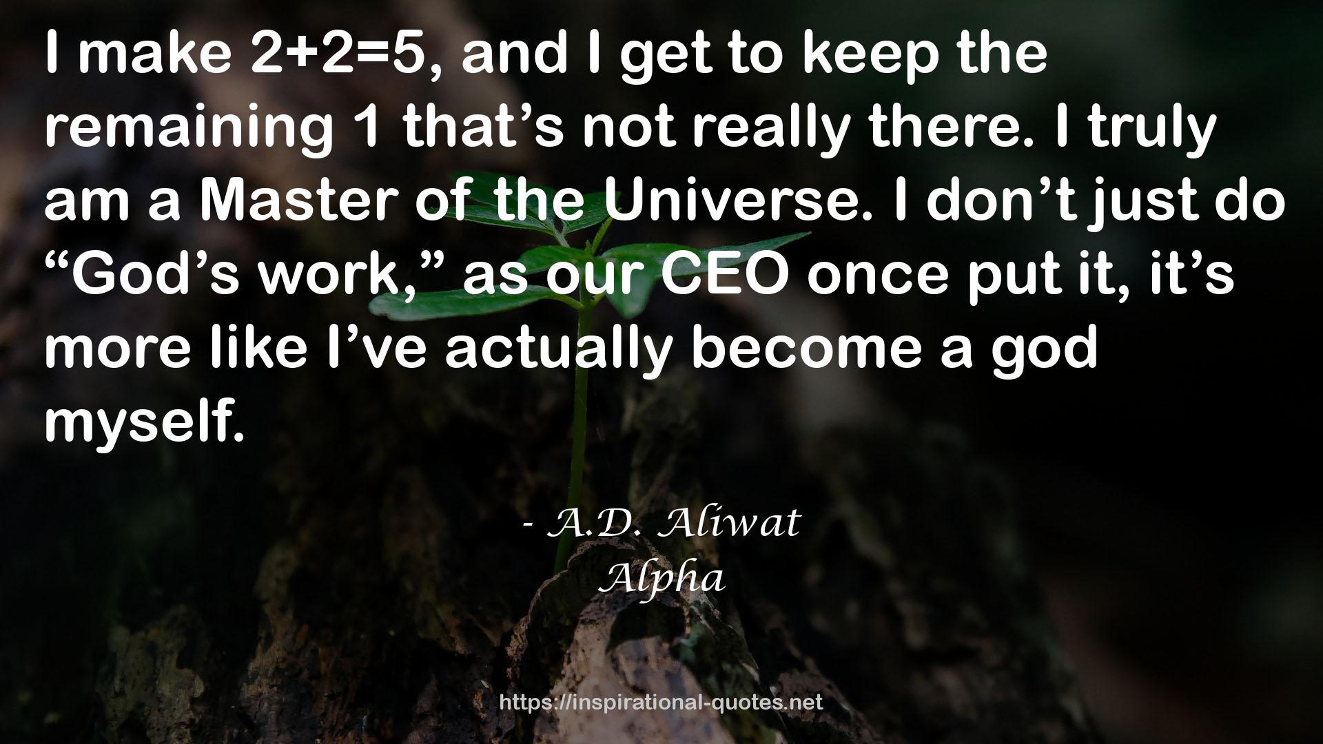 our CEO  QUOTES