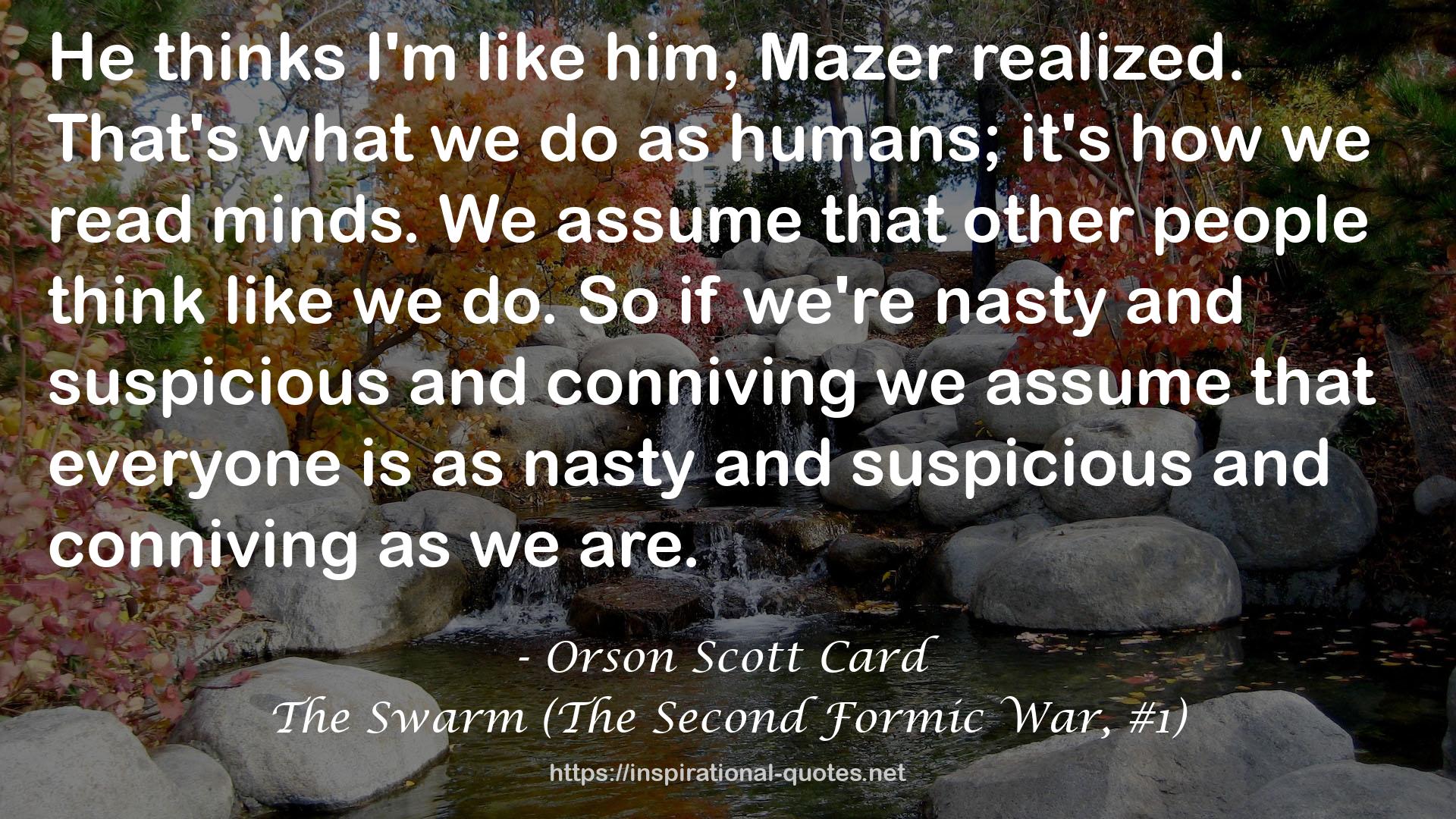 The Swarm (The Second Formic War, #1) QUOTES