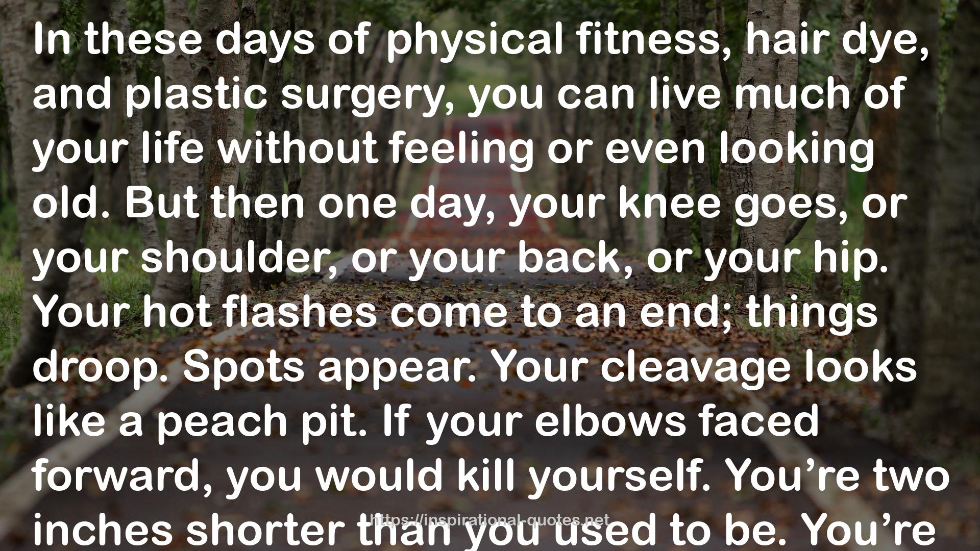 your elbows  QUOTES