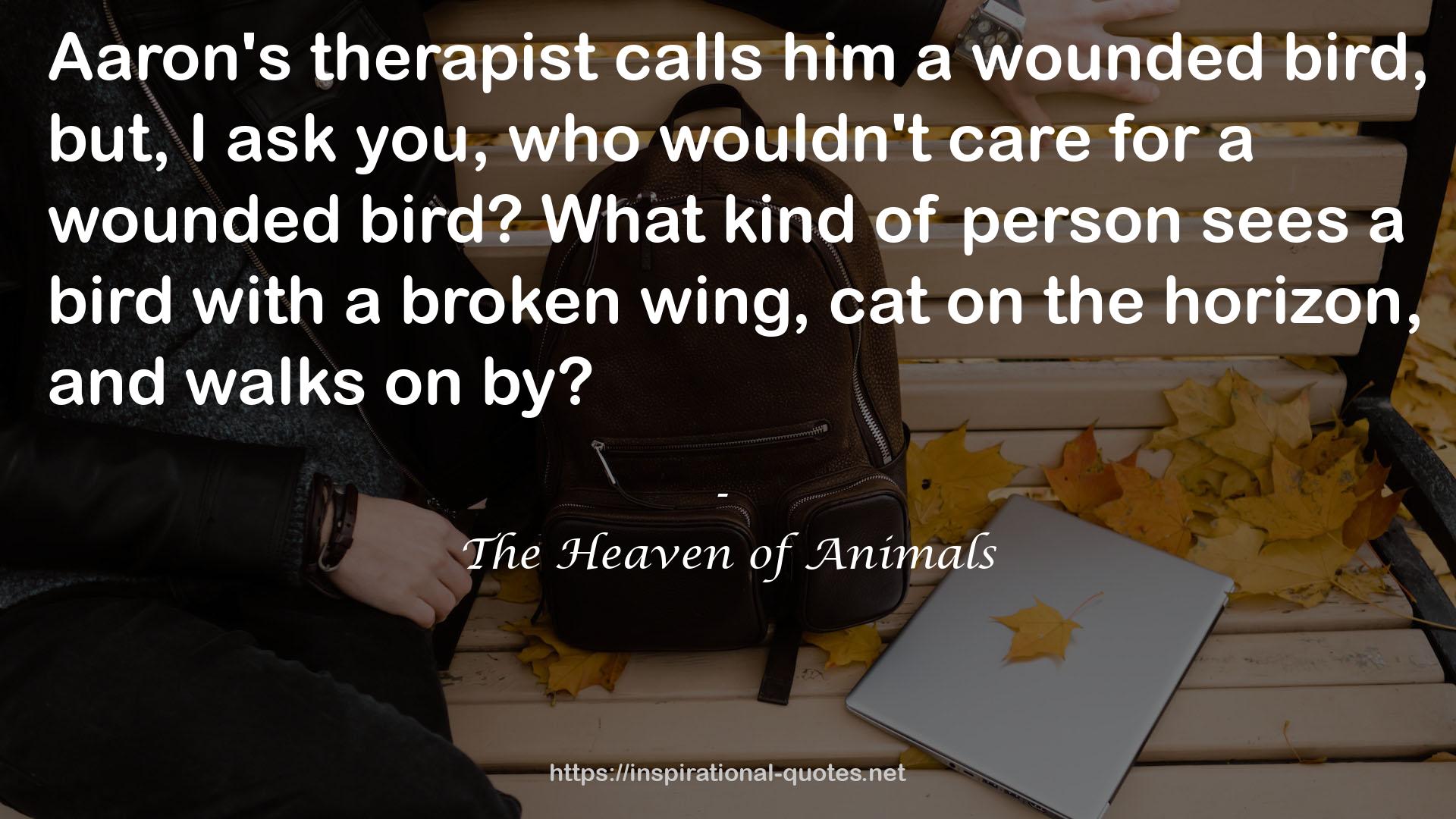 The Heaven of Animals QUOTES