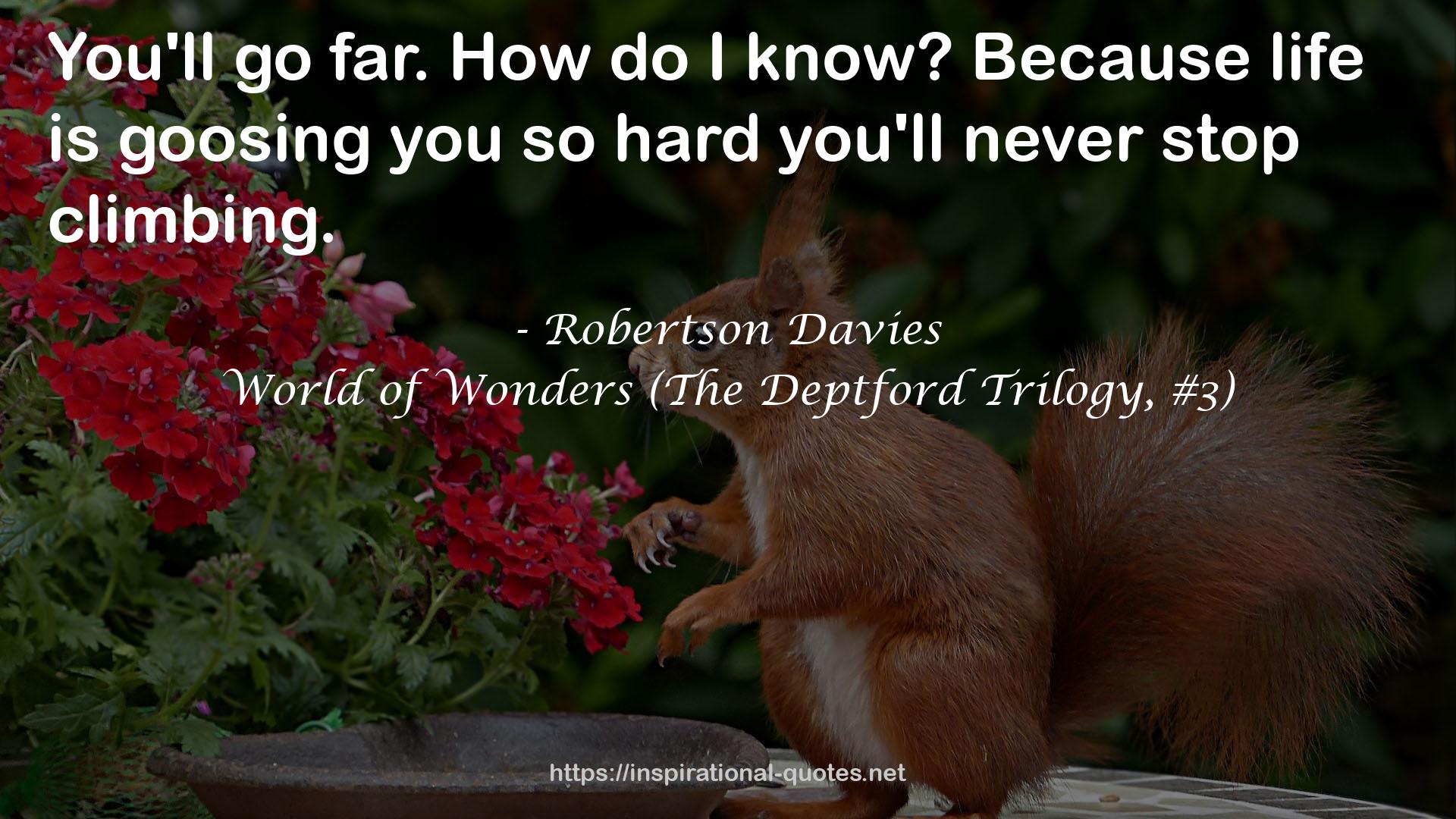 World of Wonders (The Deptford Trilogy, #3) QUOTES