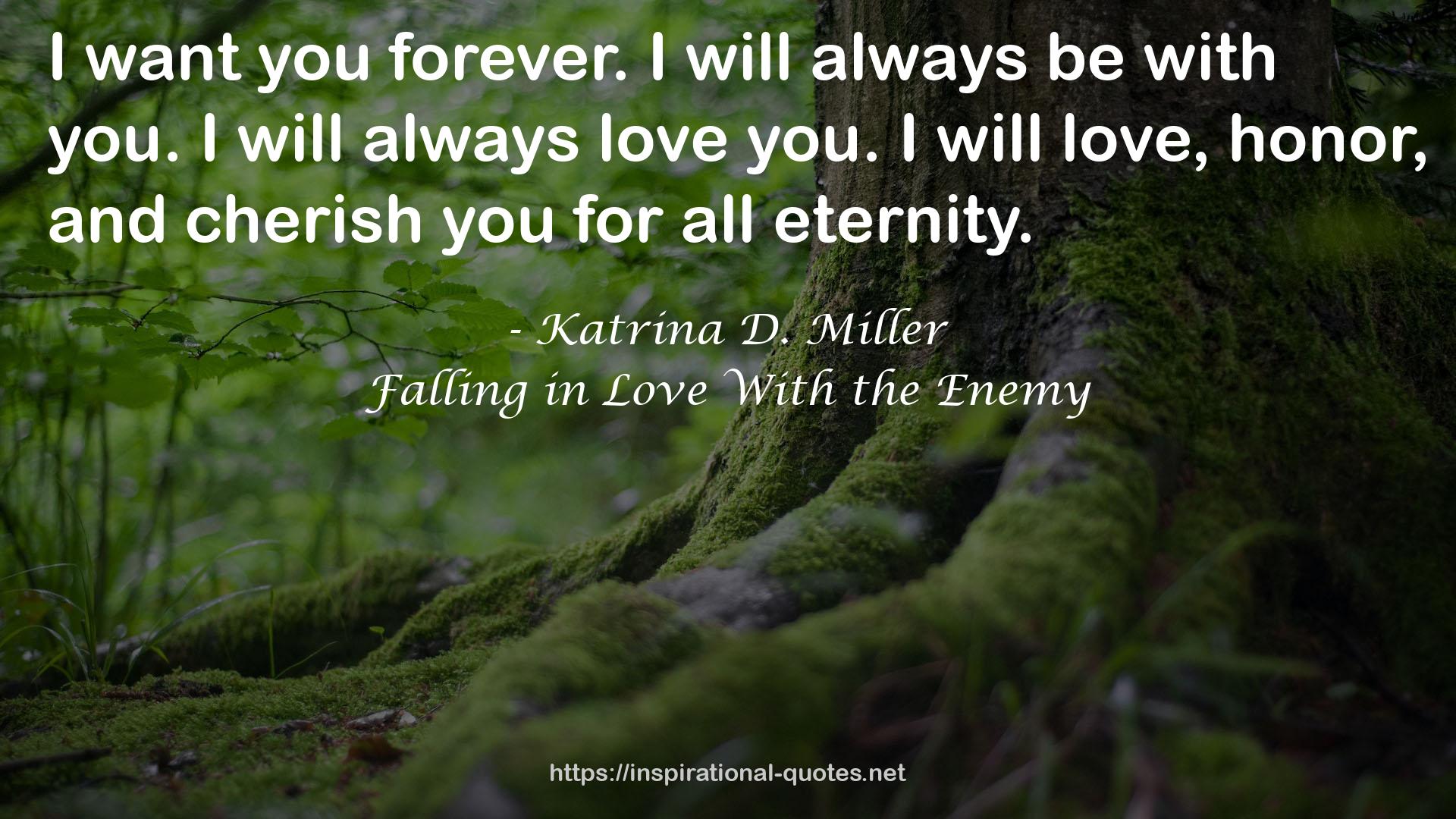 Falling in Love With the Enemy QUOTES