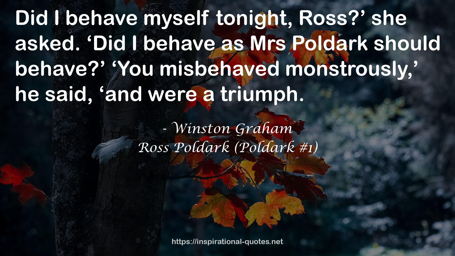 Mrs Poldark  QUOTES