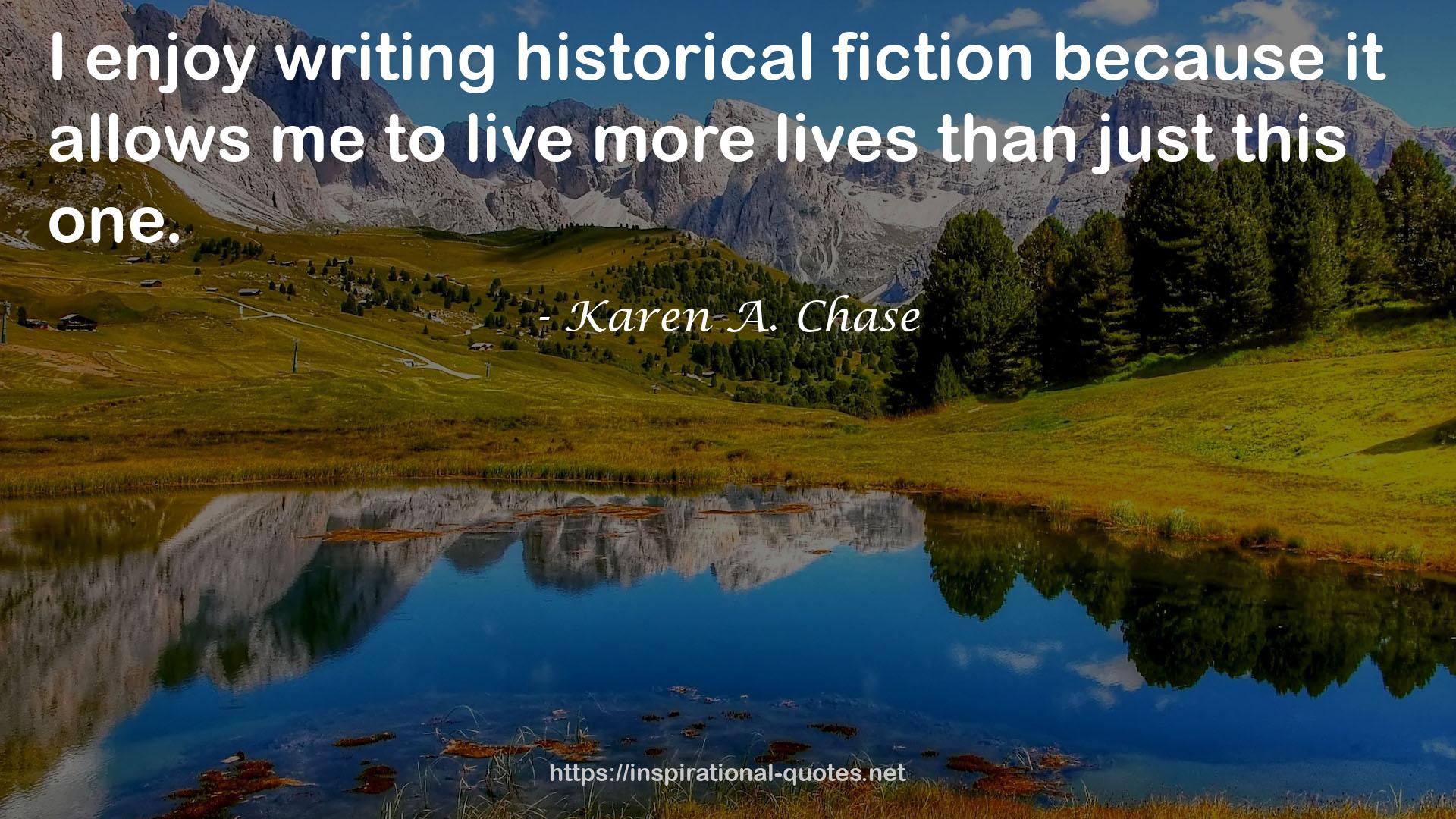 Karen A. Chase QUOTES