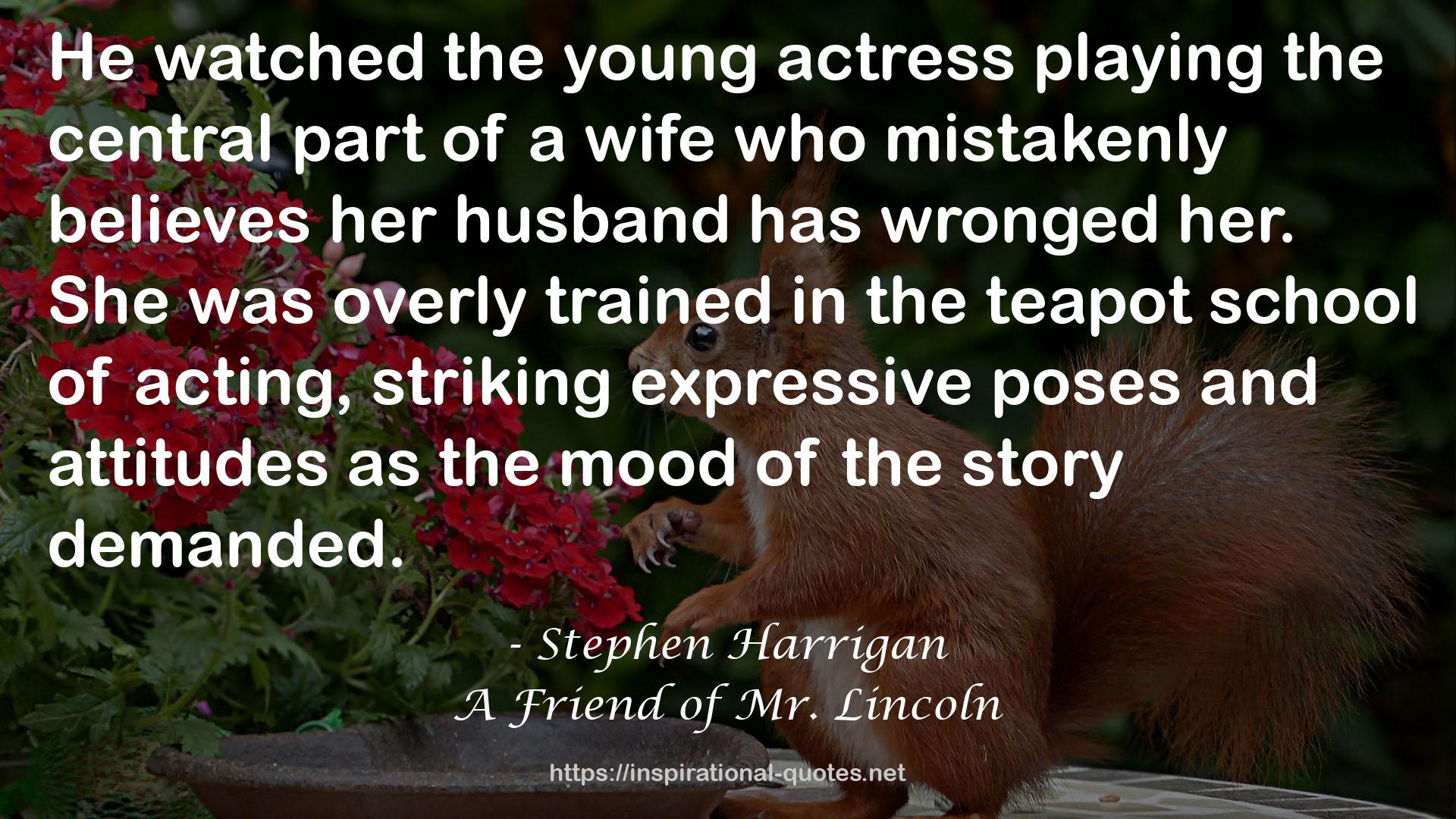 the young actress  QUOTES