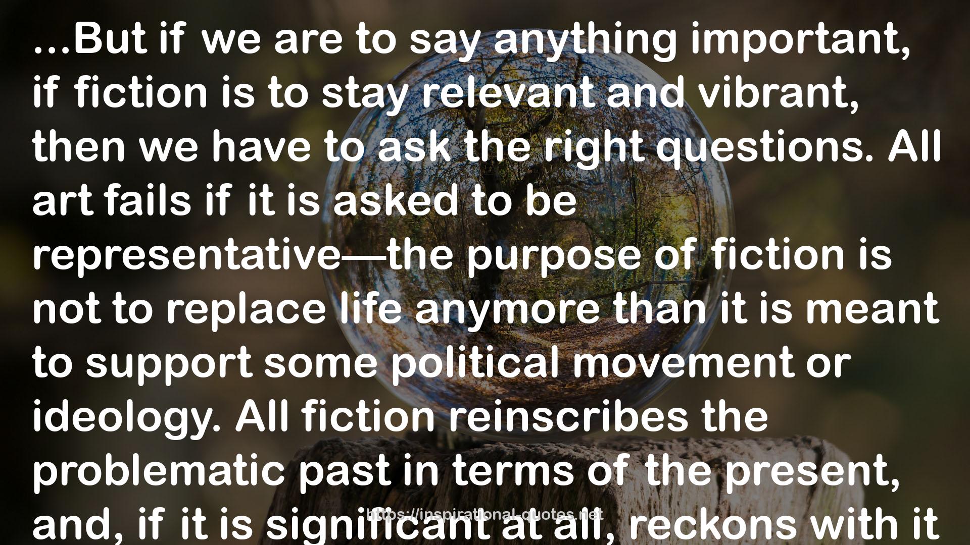 some political movement  QUOTES