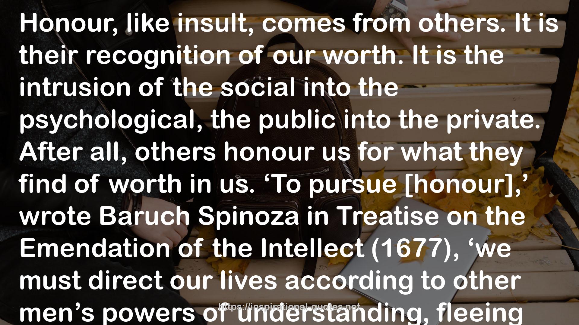 Baruch Spinoza  QUOTES