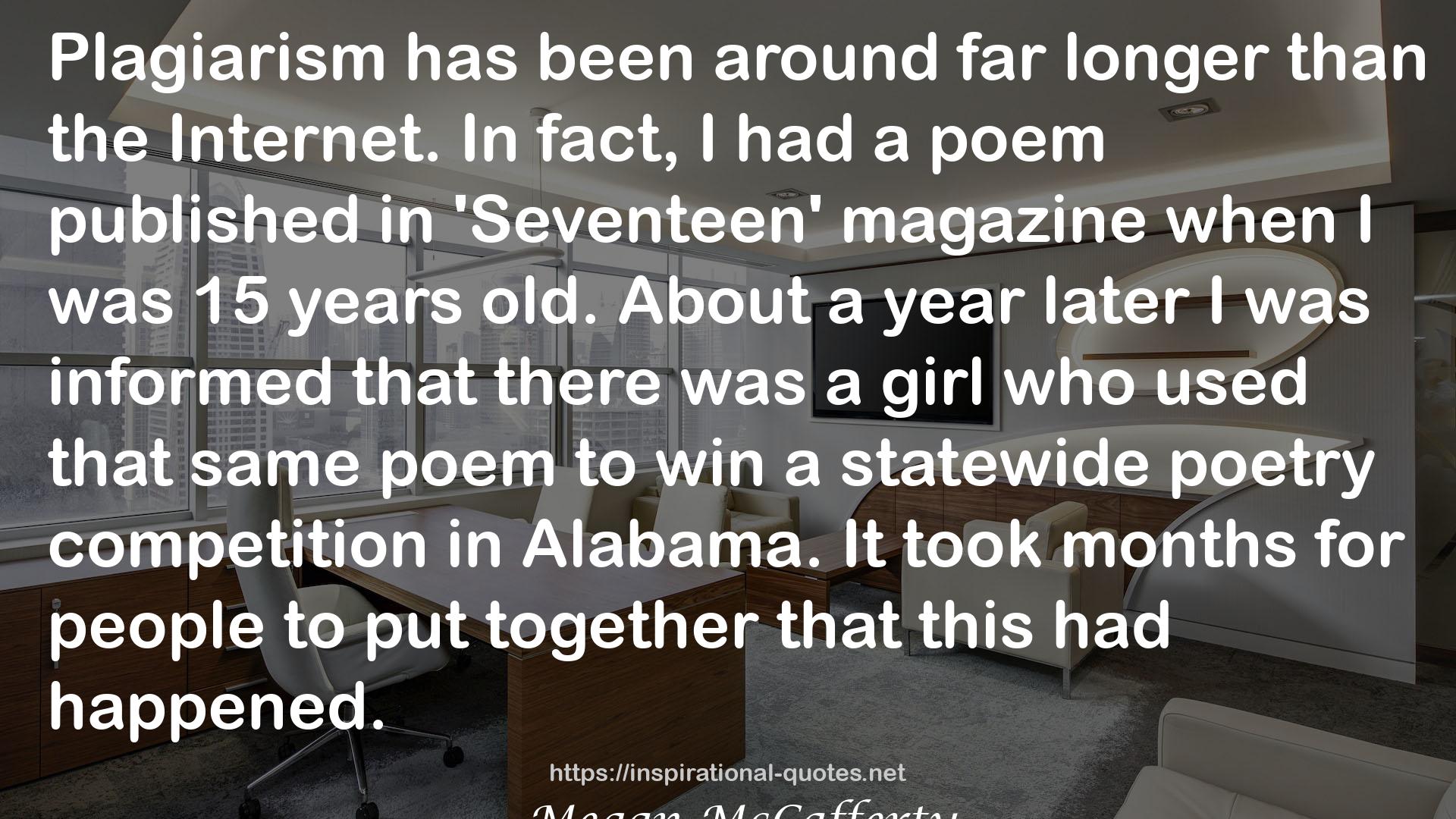 a statewide poetry competition  QUOTES