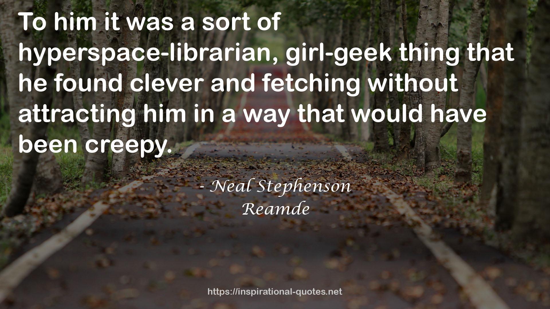 hyperspace-librarian, girl-geek thing  QUOTES