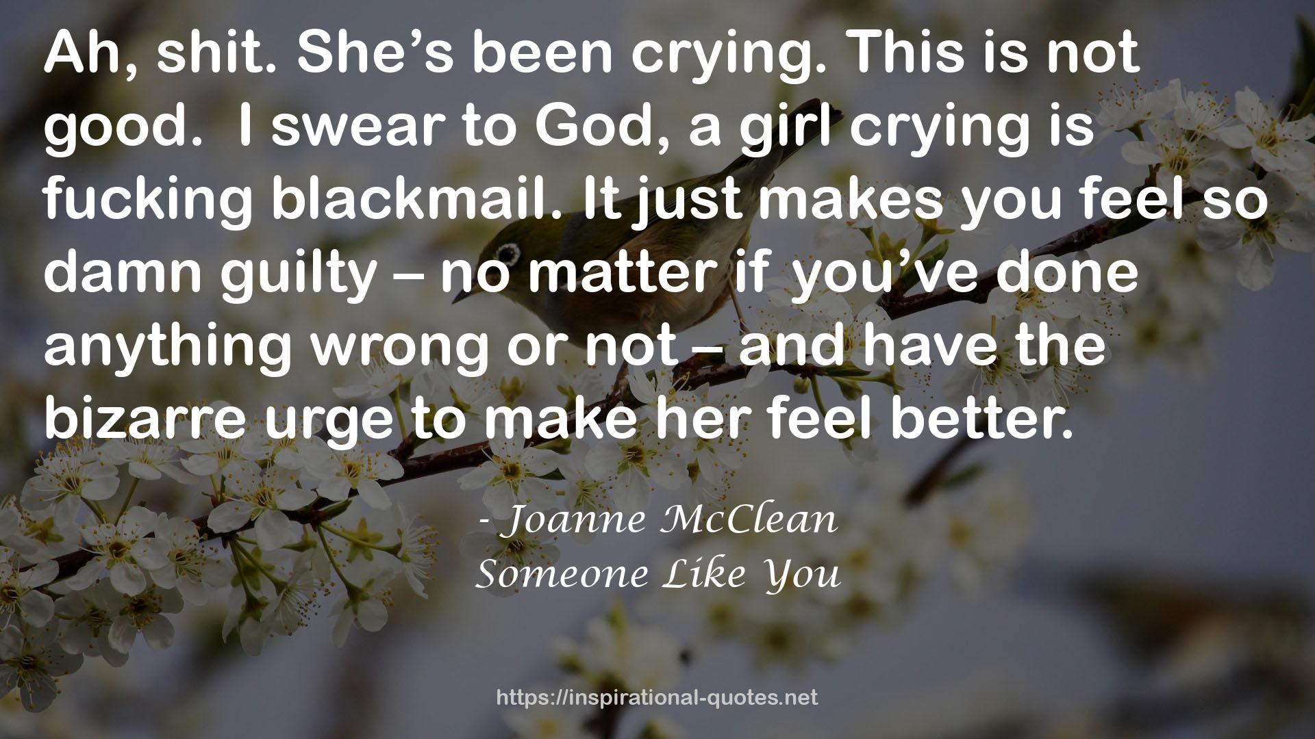 a girl crying  QUOTES