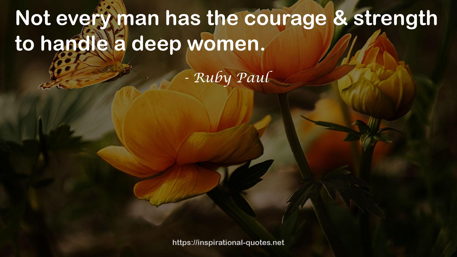 Ruby Paul QUOTES