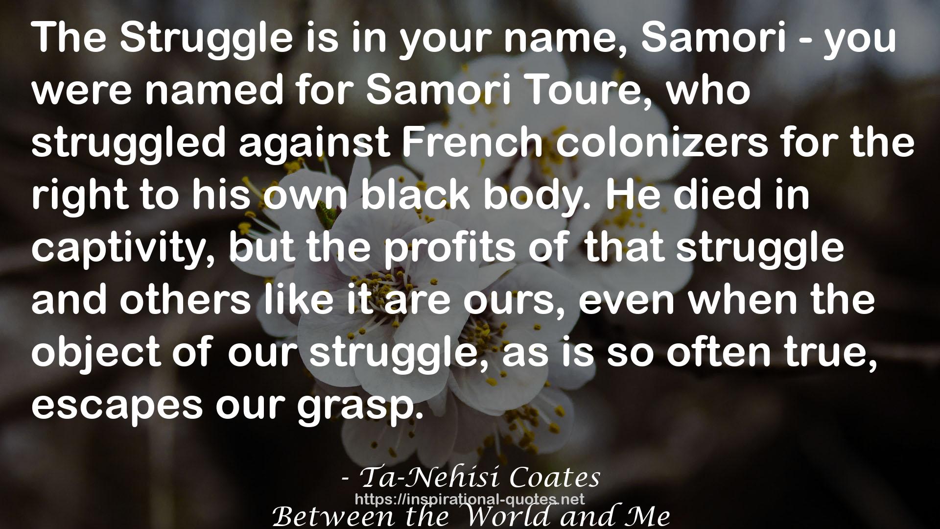 Samori  QUOTES