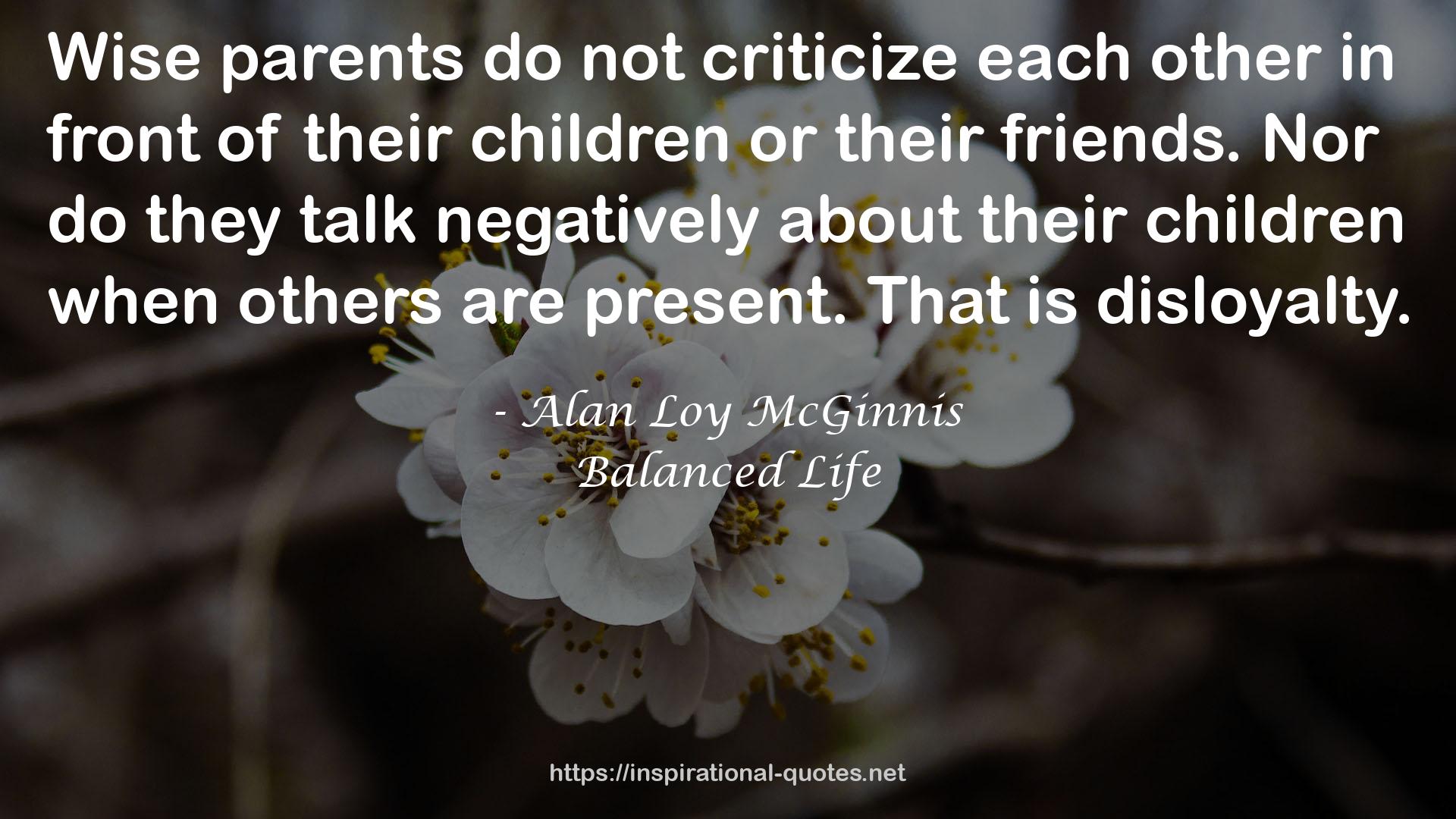 Alan Loy McGinnis QUOTES