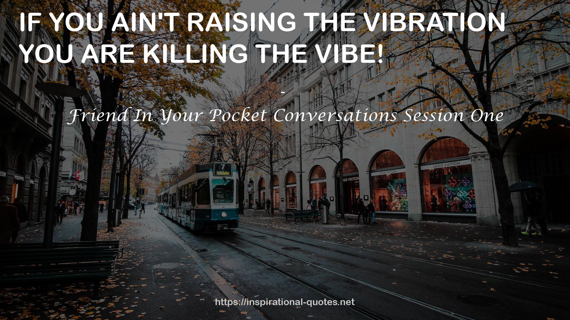 THE VIBRATION  QUOTES