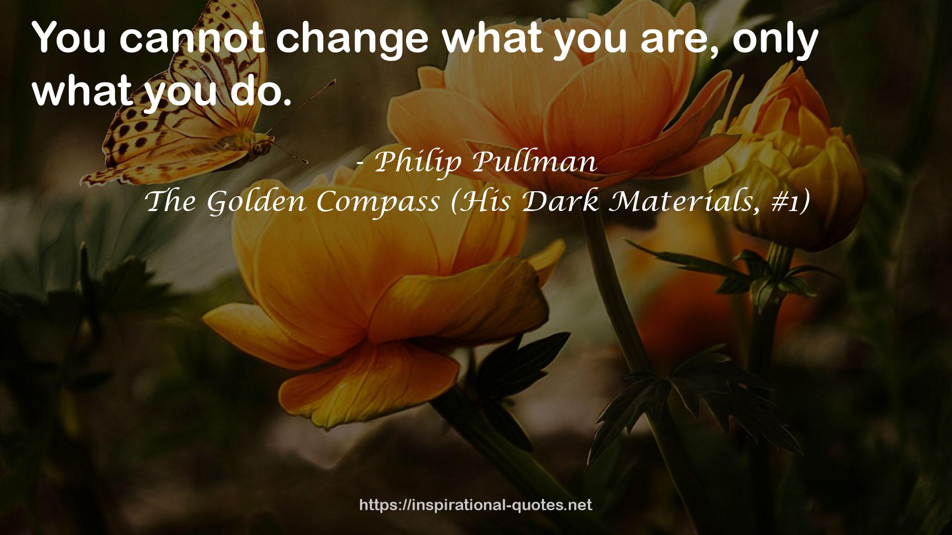 The Golden Compass (His Dark Materials, #1) QUOTES