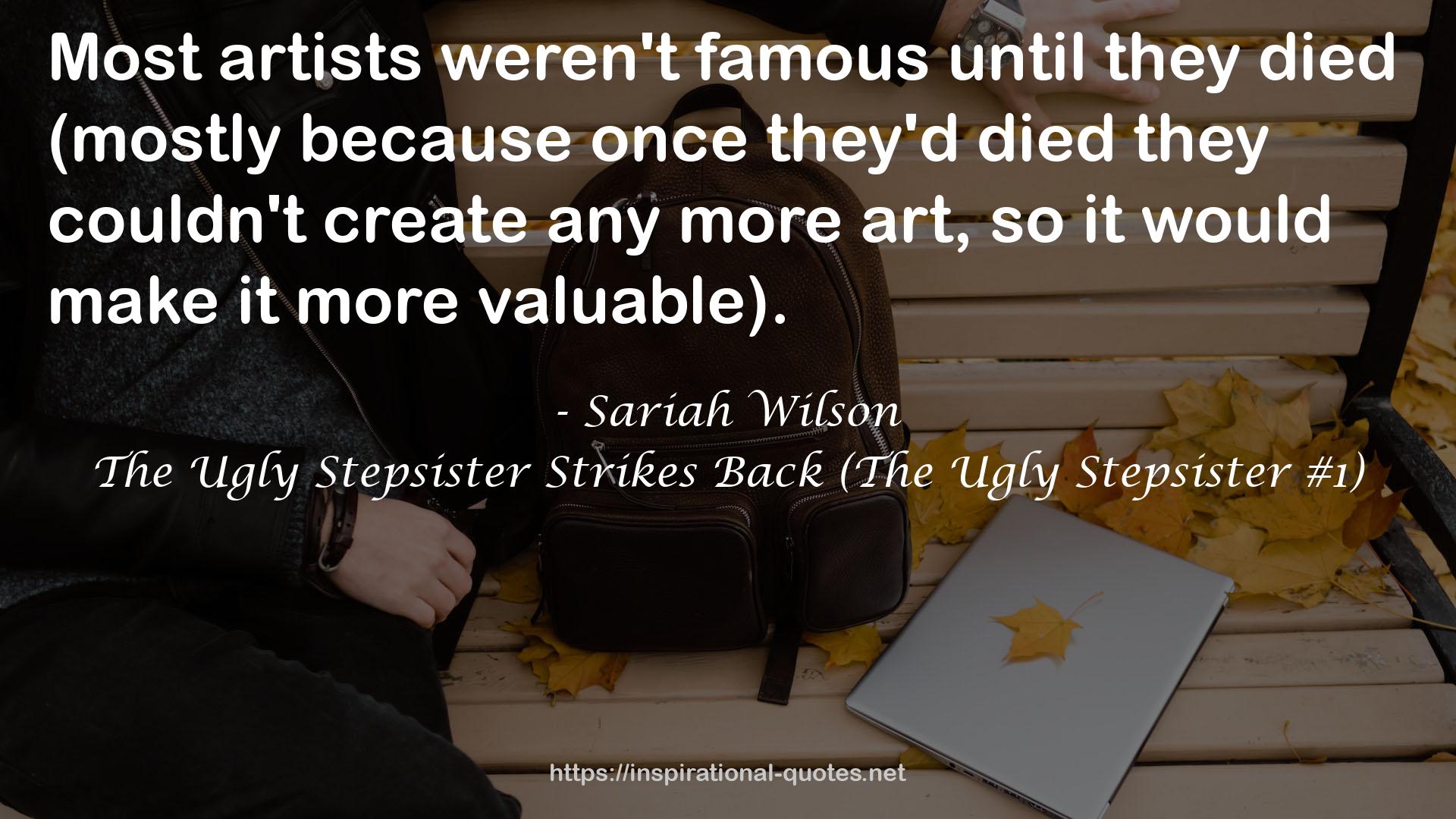 The Ugly Stepsister Strikes Back (The Ugly Stepsister #1) QUOTES