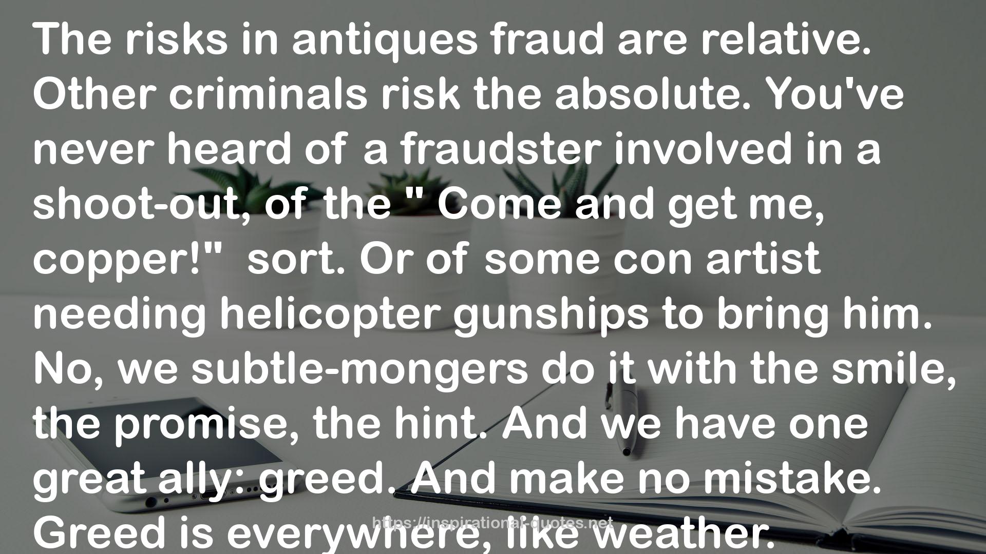 fraudster  QUOTES