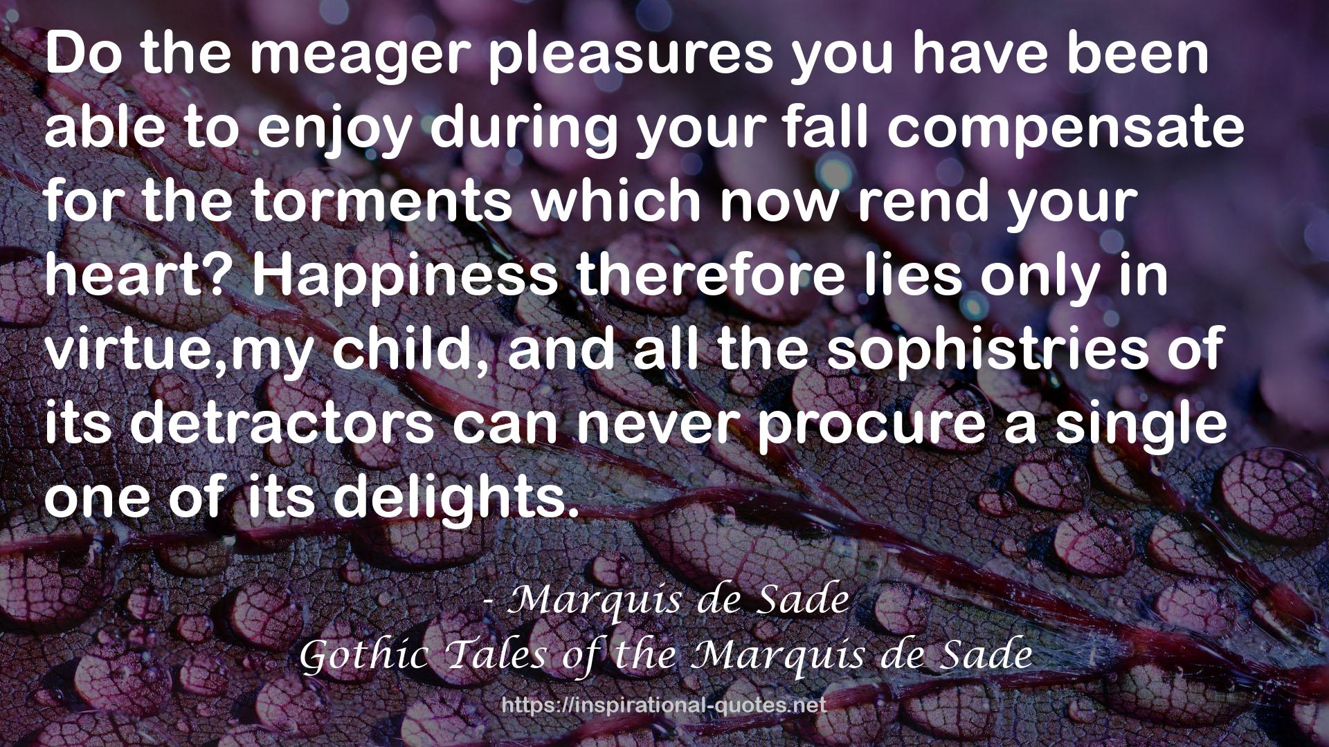 the meager pleasures  QUOTES