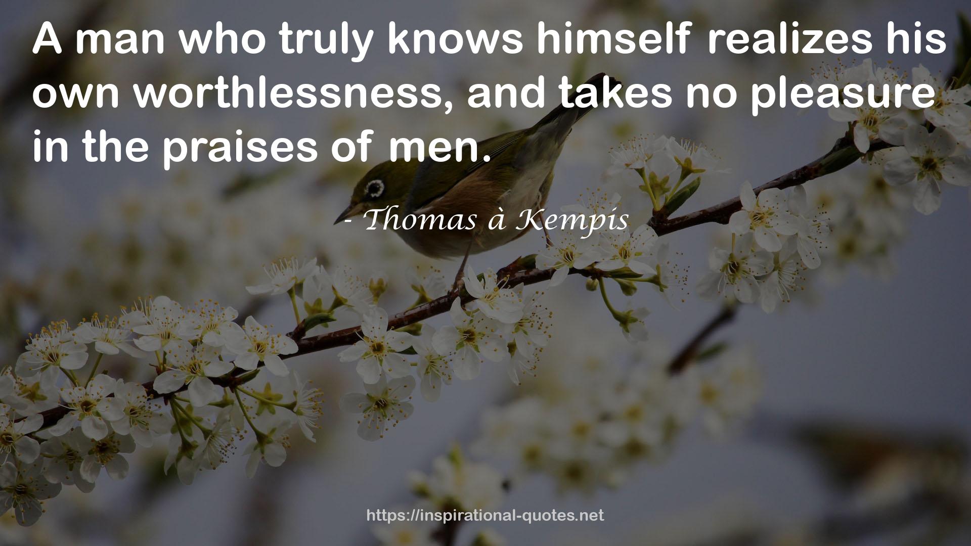 Thomas à Kempis QUOTES