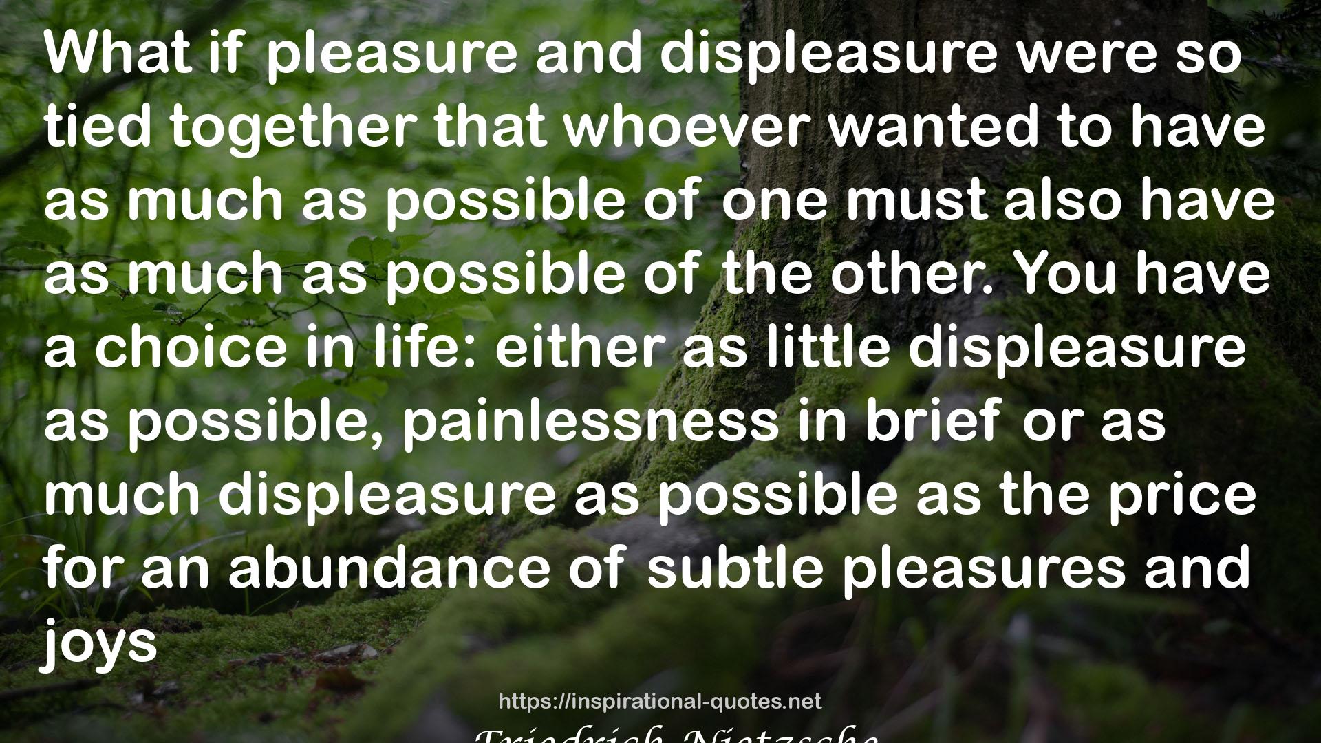 subtle pleasures  QUOTES