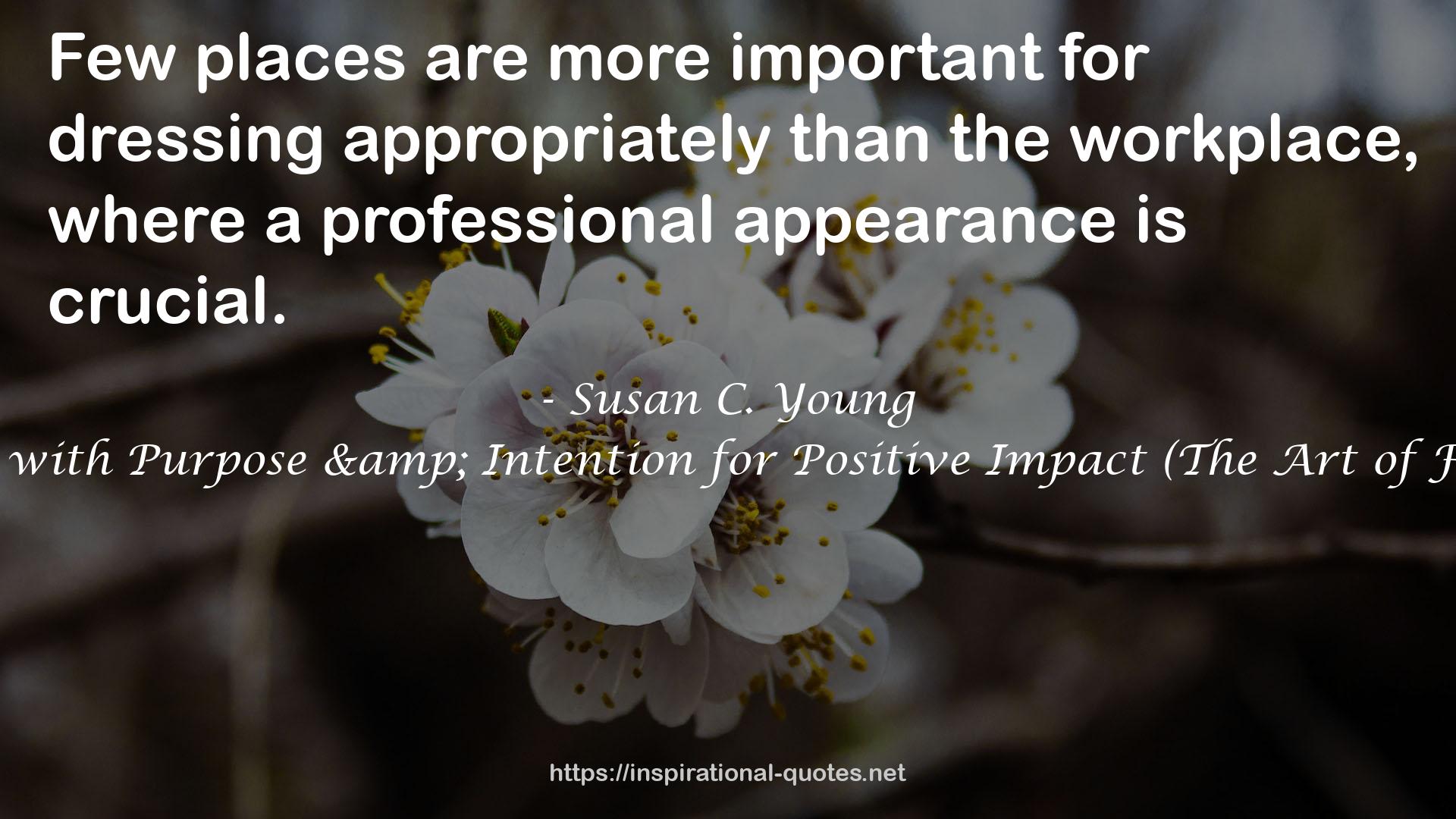 a professional appearance  QUOTES