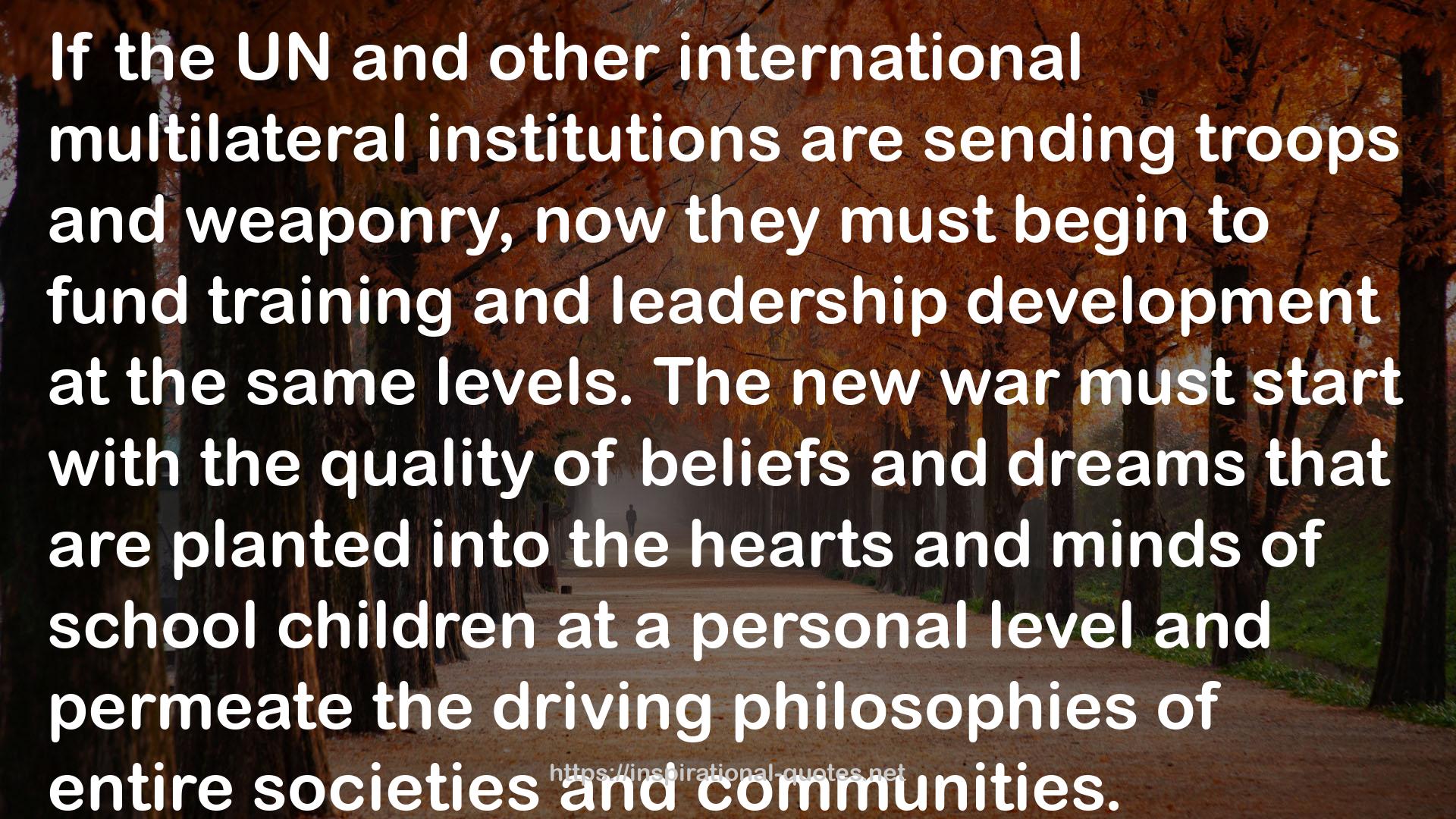 other international multilateral institutions  QUOTES